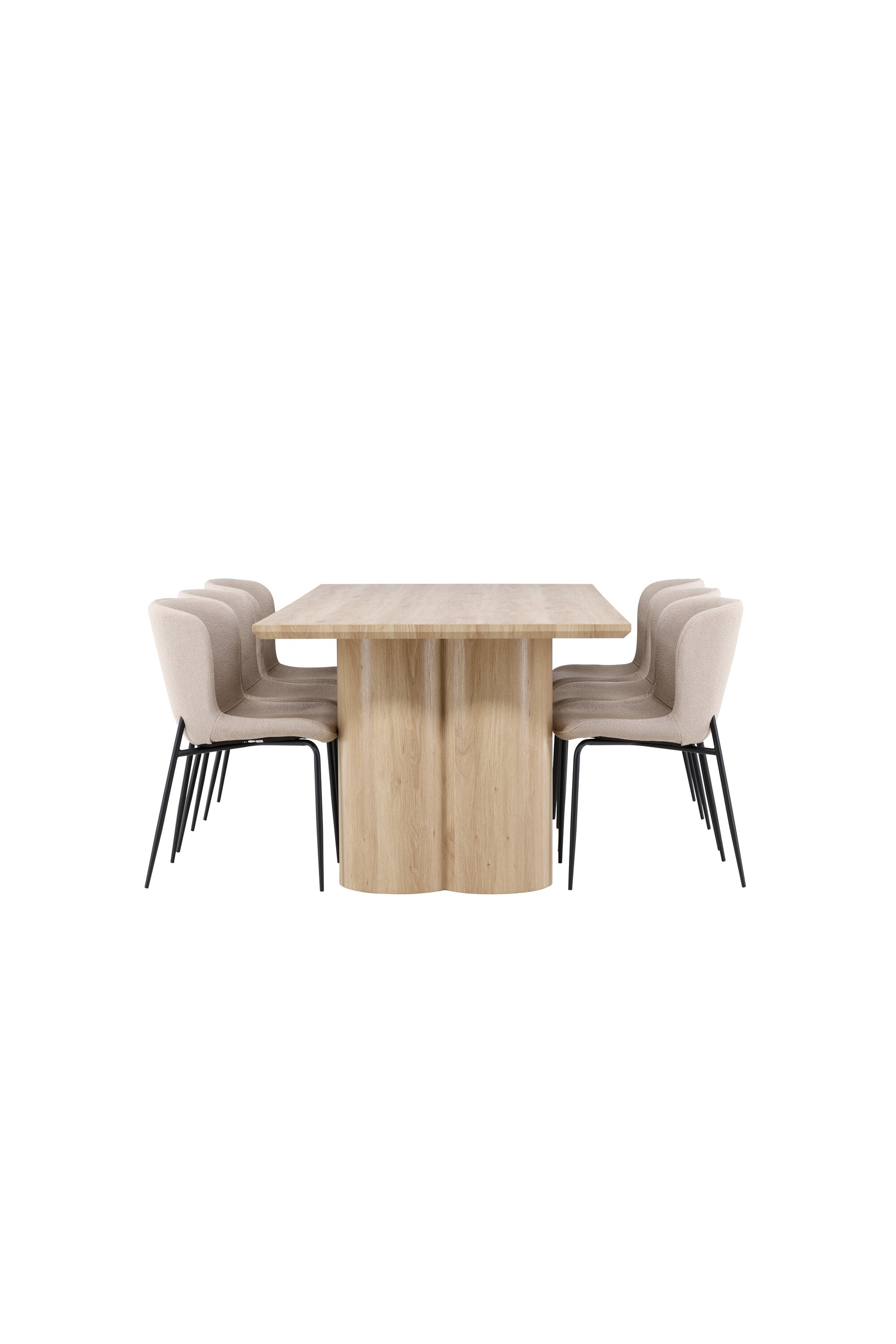 Olivia Matbord med Modesto Matstol-GR Dining Set-Venture Home-peaceofhome.se