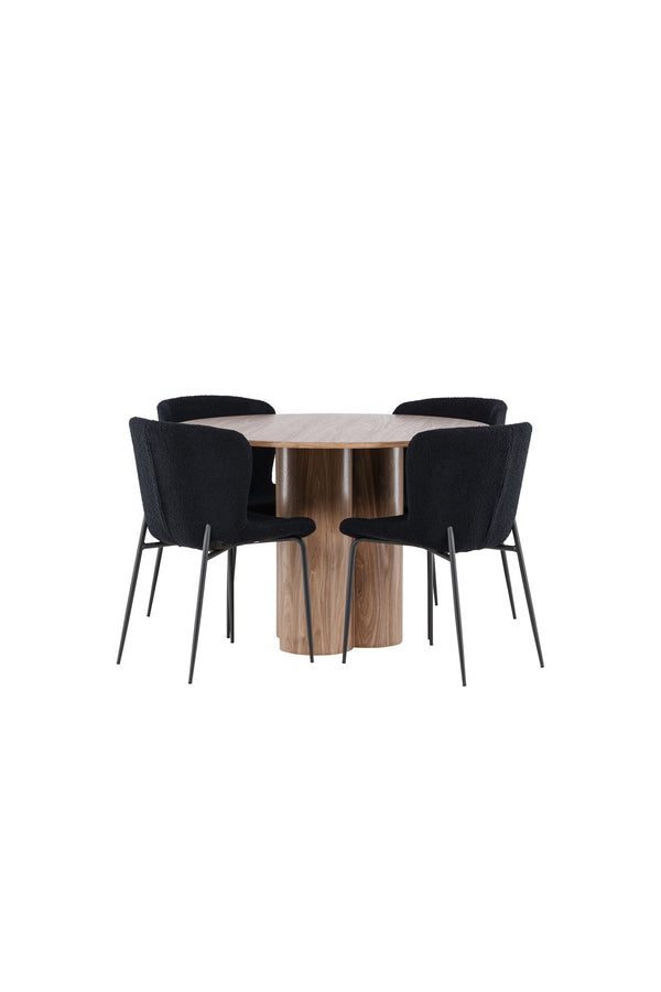 Olivia Matbord med Modesto Matstol-GR Dining Set-Venture Home-peaceofhome.se