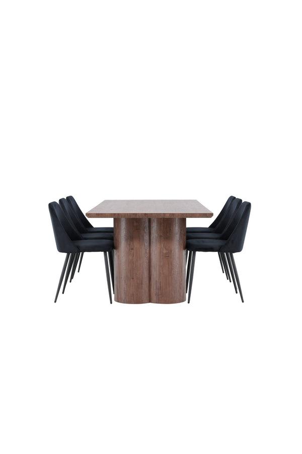 Olivia Matbord med Night Matstol-GR Dining Set-Venture Home-peaceofhome.se