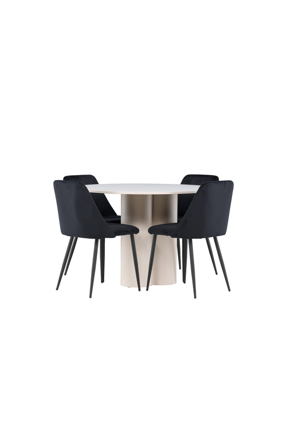 Olivia Matbord med Night Matstol-GR Dining Set-Venture Home-peaceofhome.se