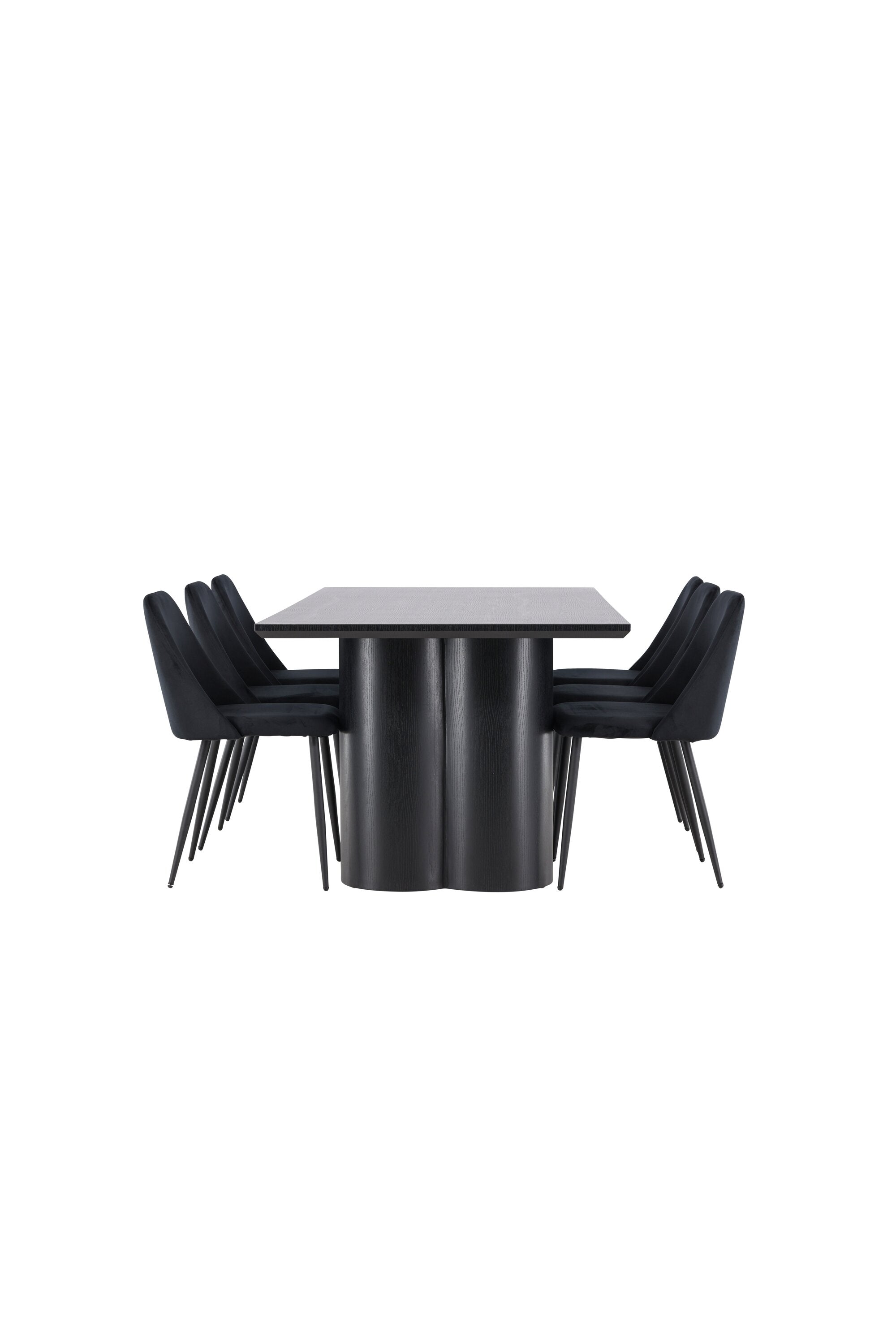 Olivia Matbord med Night Matstol-GR Dining Set-Venture Home-peaceofhome.se