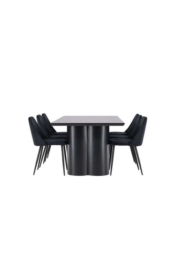 Olivia Matbord med Night Matstol-GR Dining Set-Venture Home-peaceofhome.se