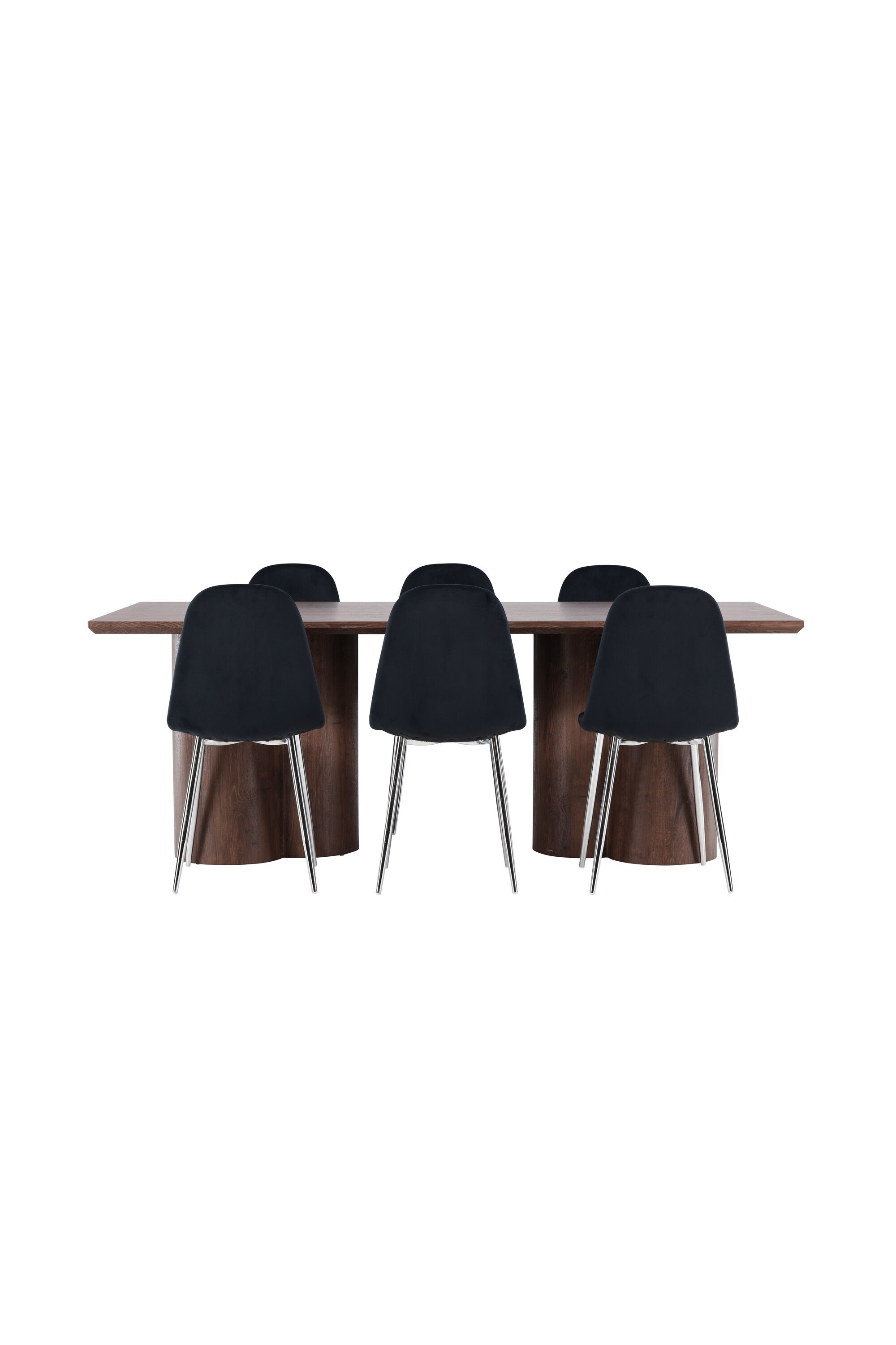 Olivia Matbord med Polar Matstol-GR Dining Set-Venture Home-peaceofhome.se