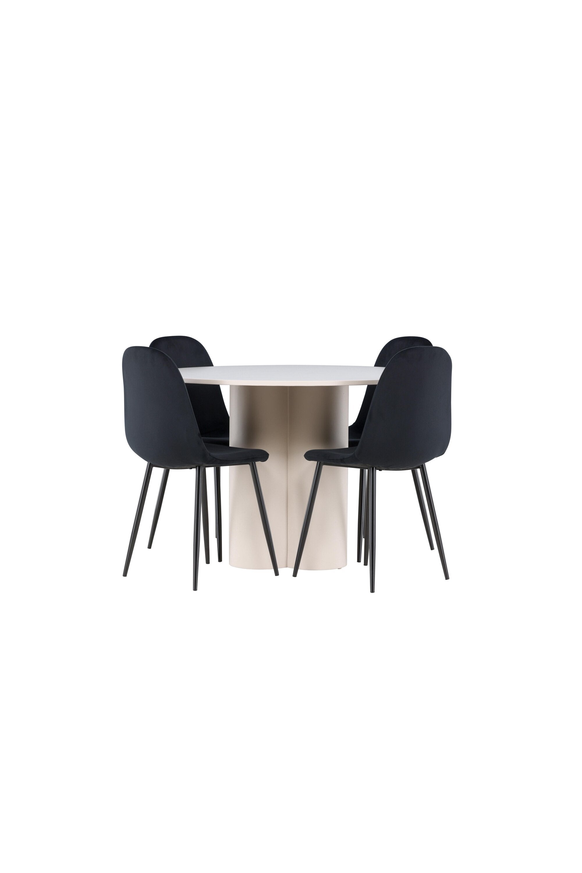 Olivia Matbord med Polar Matstol-GR Dining Set-Venture Home-peaceofhome.se