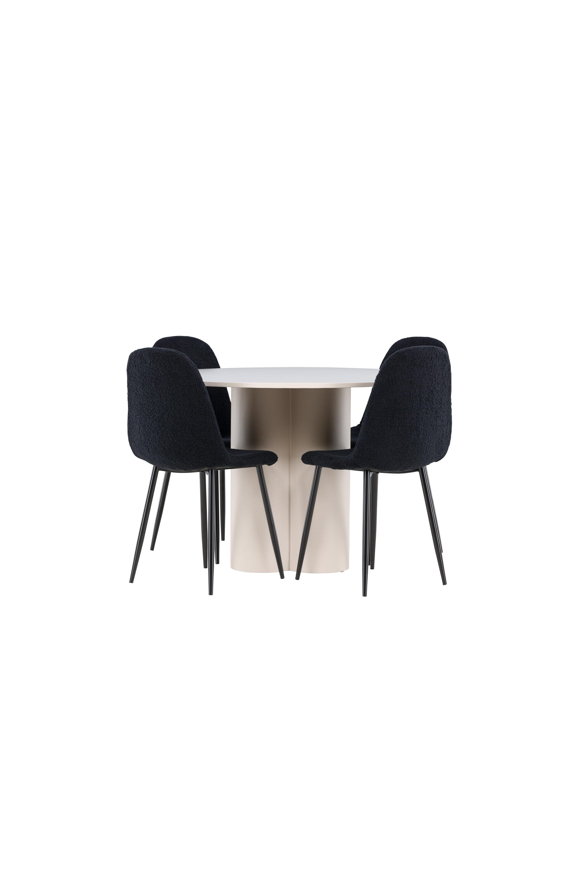 Olivia Matbord med Polar Matstol-GR Dining Set-Venture Home-peaceofhome.se