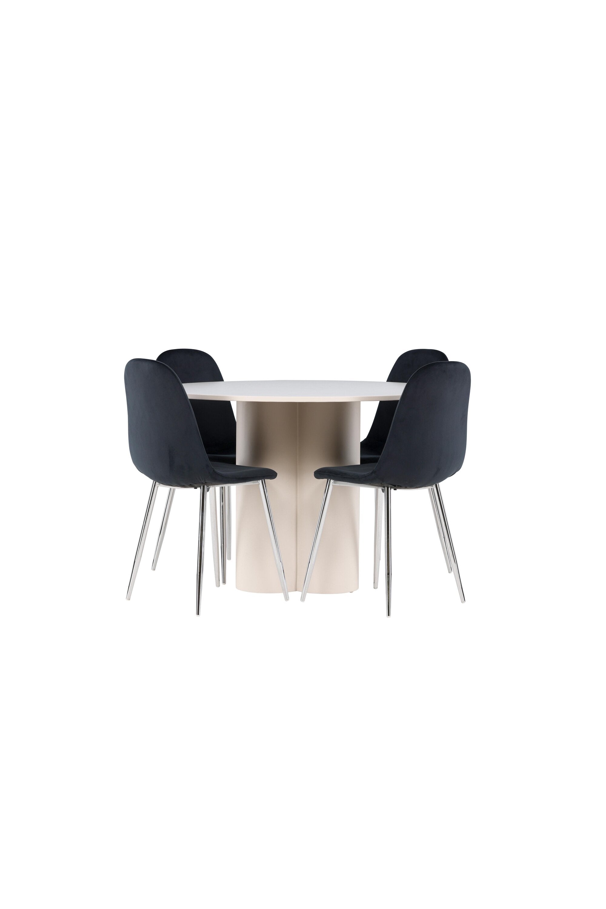 Olivia Matbord med Polar Matstol-GR Dining Set-Venture Home-peaceofhome.se