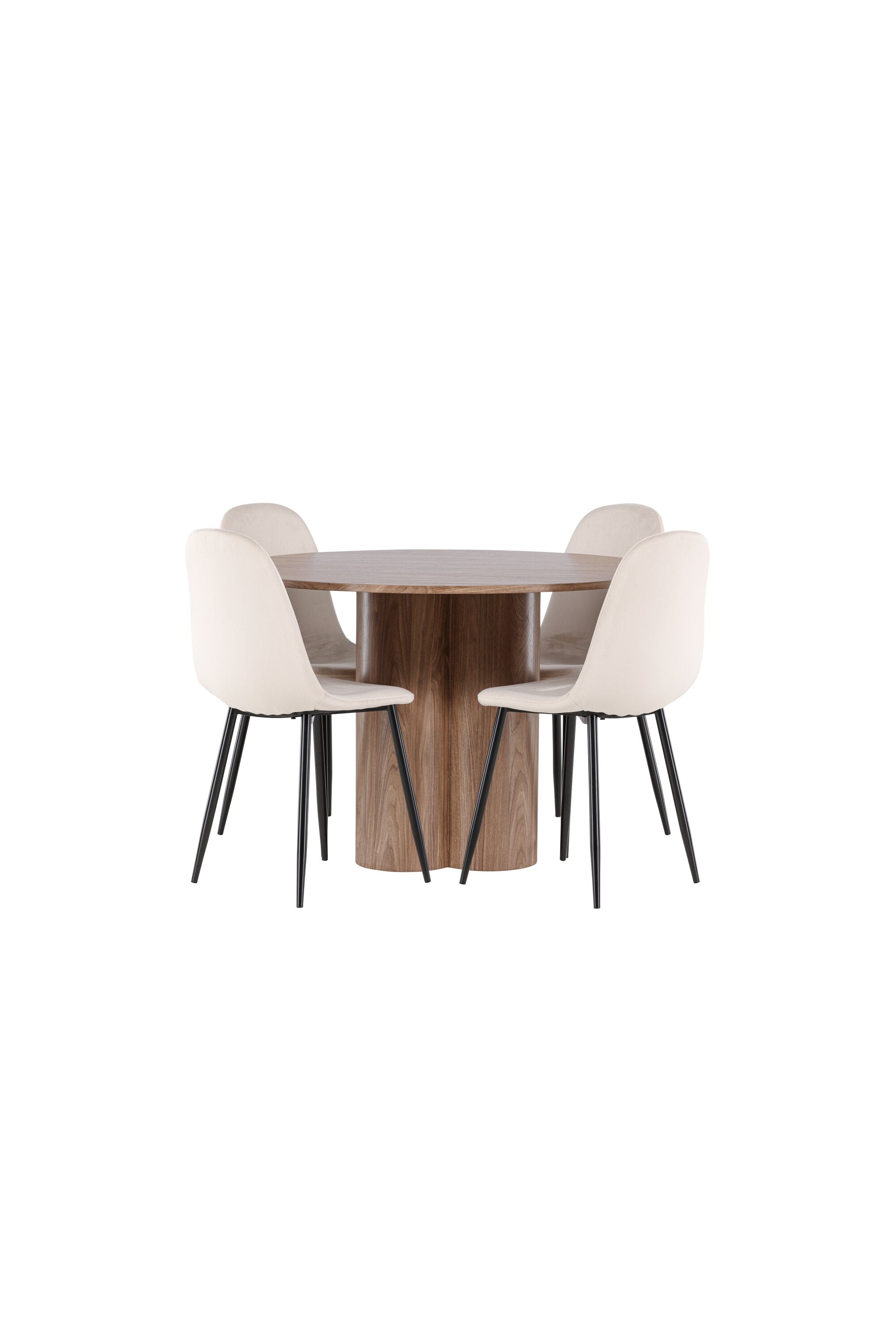 Olivia Matbord med Polar Matstol-GR Dining Set-Venture Home-peaceofhome.se