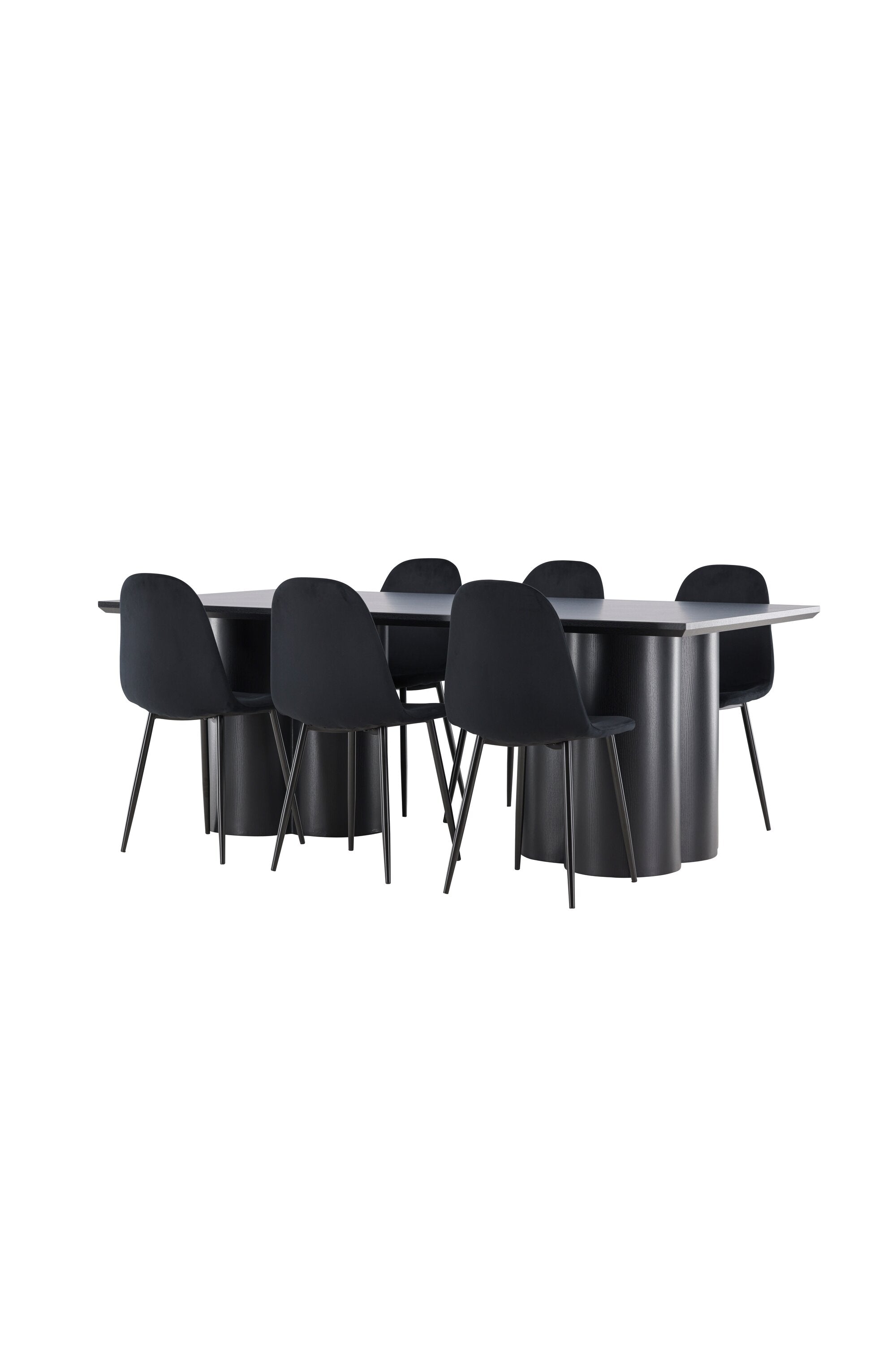 Olivia Matbord med Polar Matstol-GR Dining Set-Venture Home-peaceofhome.se