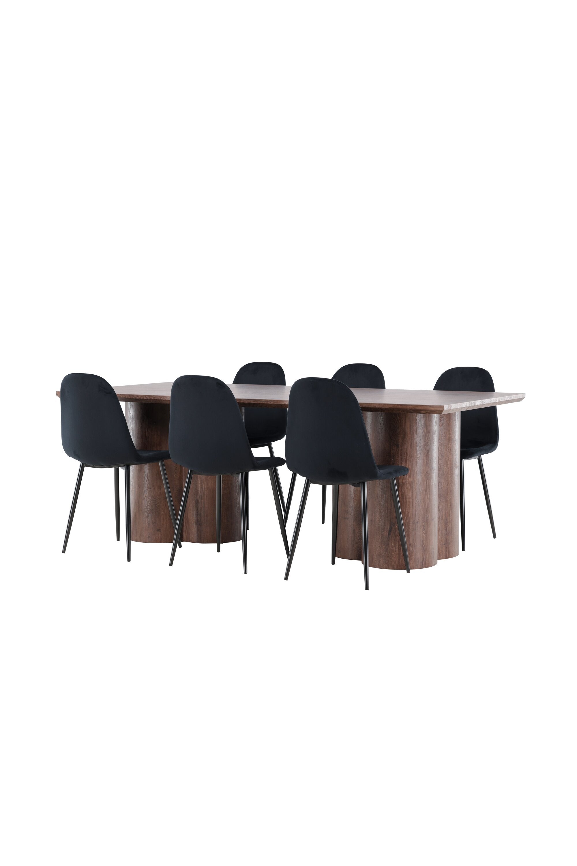 Olivia Matbord med Polar Matstol-GR Dining Set-Venture Home-peaceofhome.se