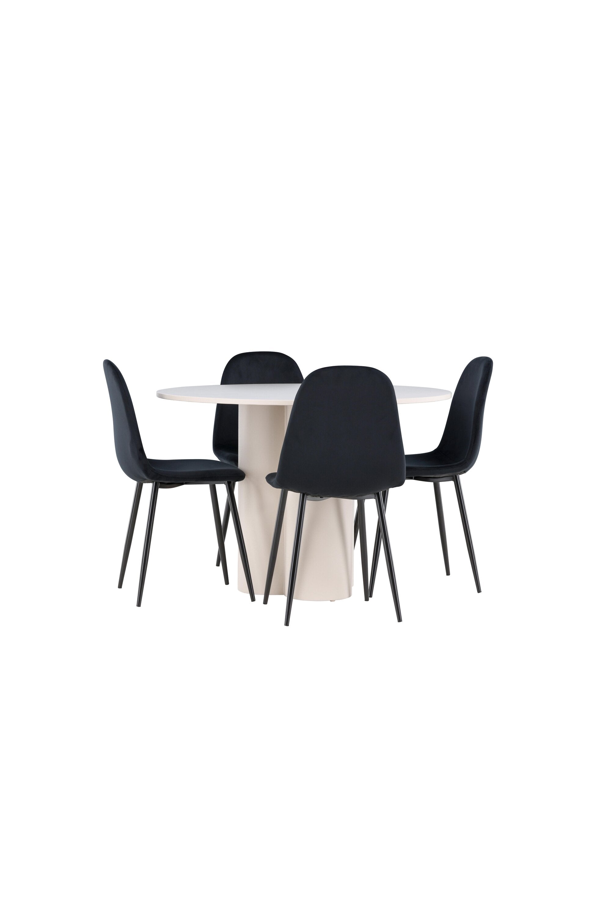 Olivia Matbord med Polar Matstol-GR Dining Set-Venture Home-peaceofhome.se