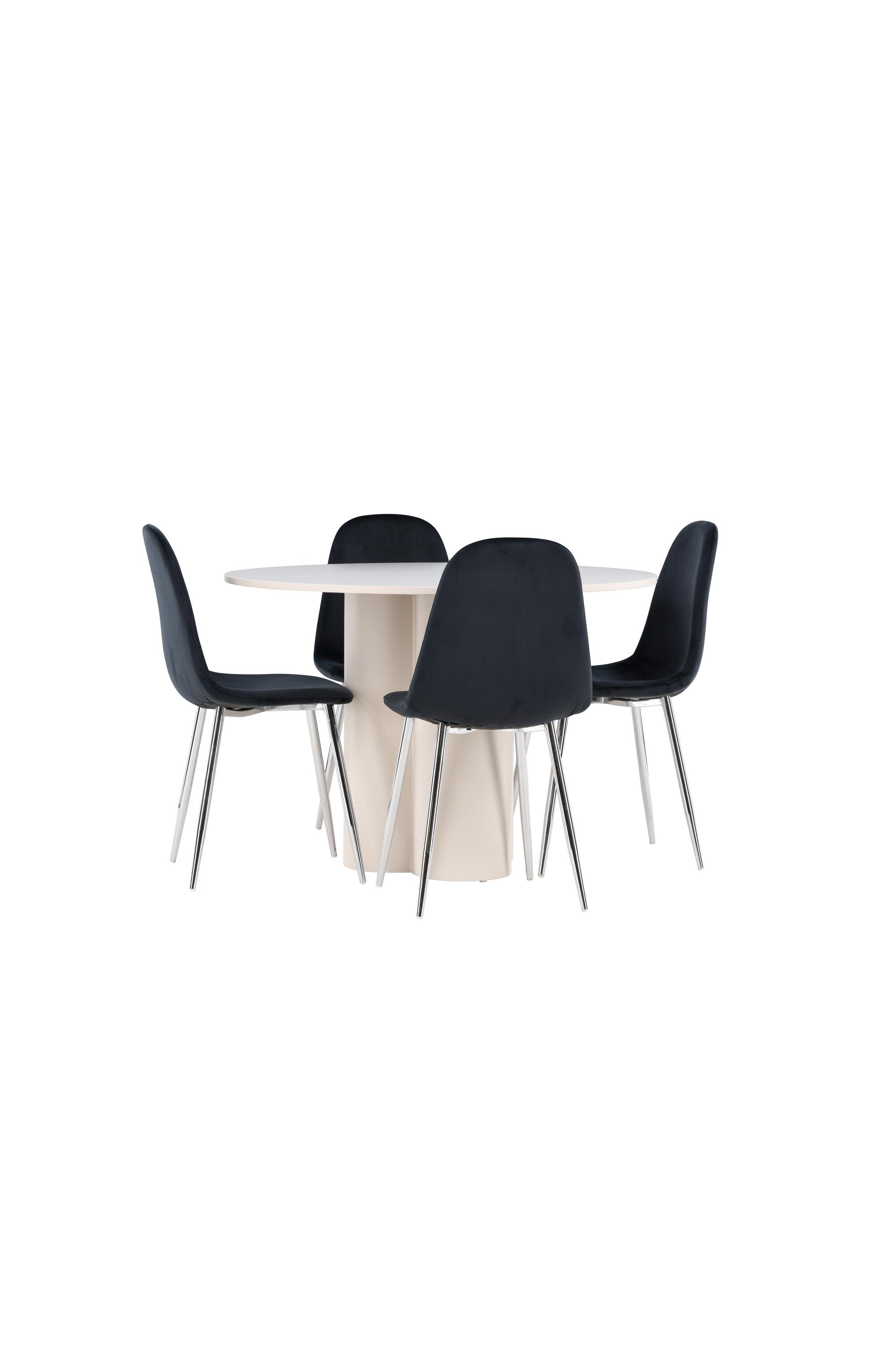 Olivia Matbord med Polar Matstol-GR Dining Set-Venture Home-peaceofhome.se