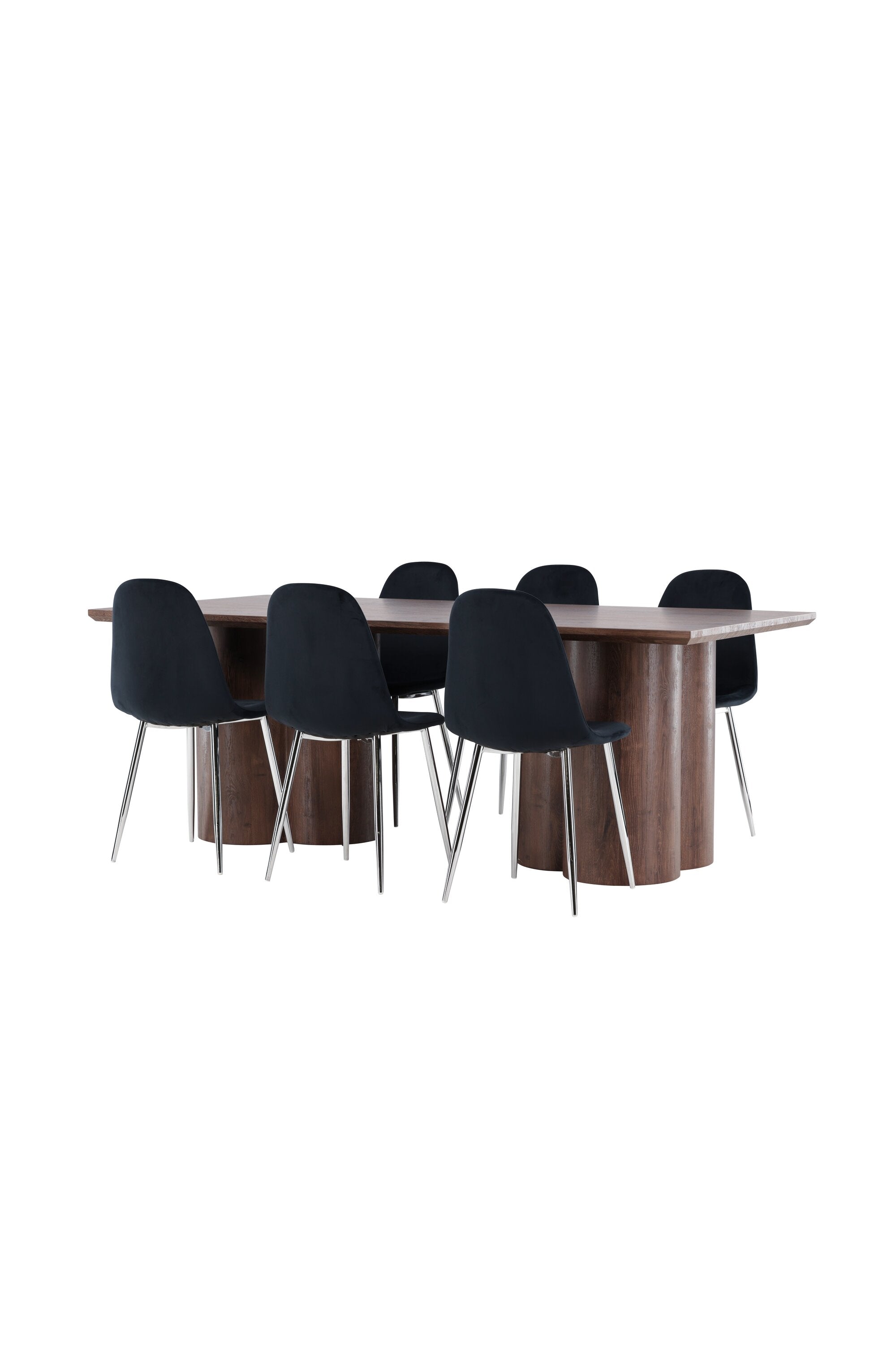 Olivia Matbord med Polar Matstol-GR Dining Set-Venture Home-peaceofhome.se