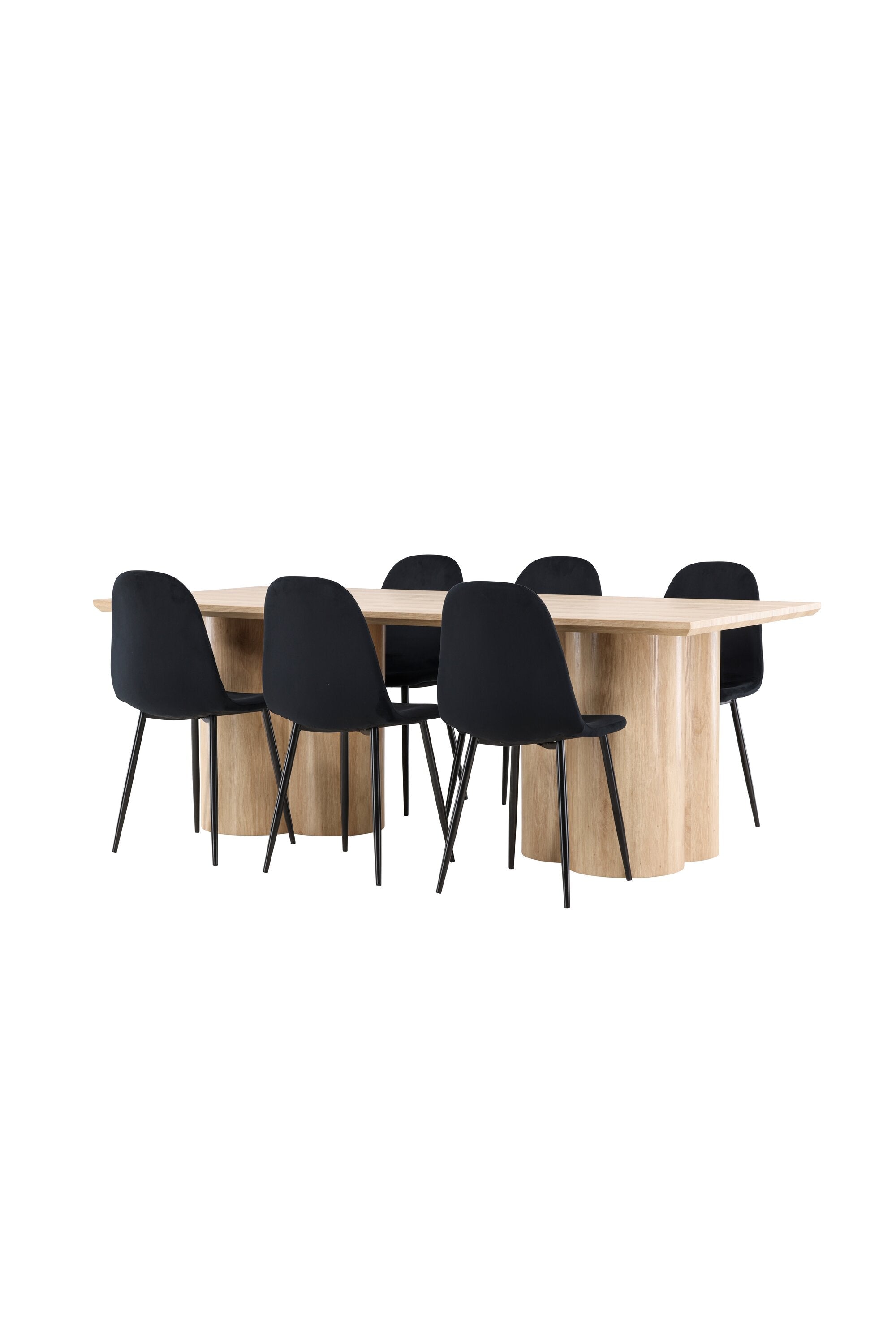 Olivia Matbord med Polar Matstol-GR Dining Set-Venture Home-peaceofhome.se