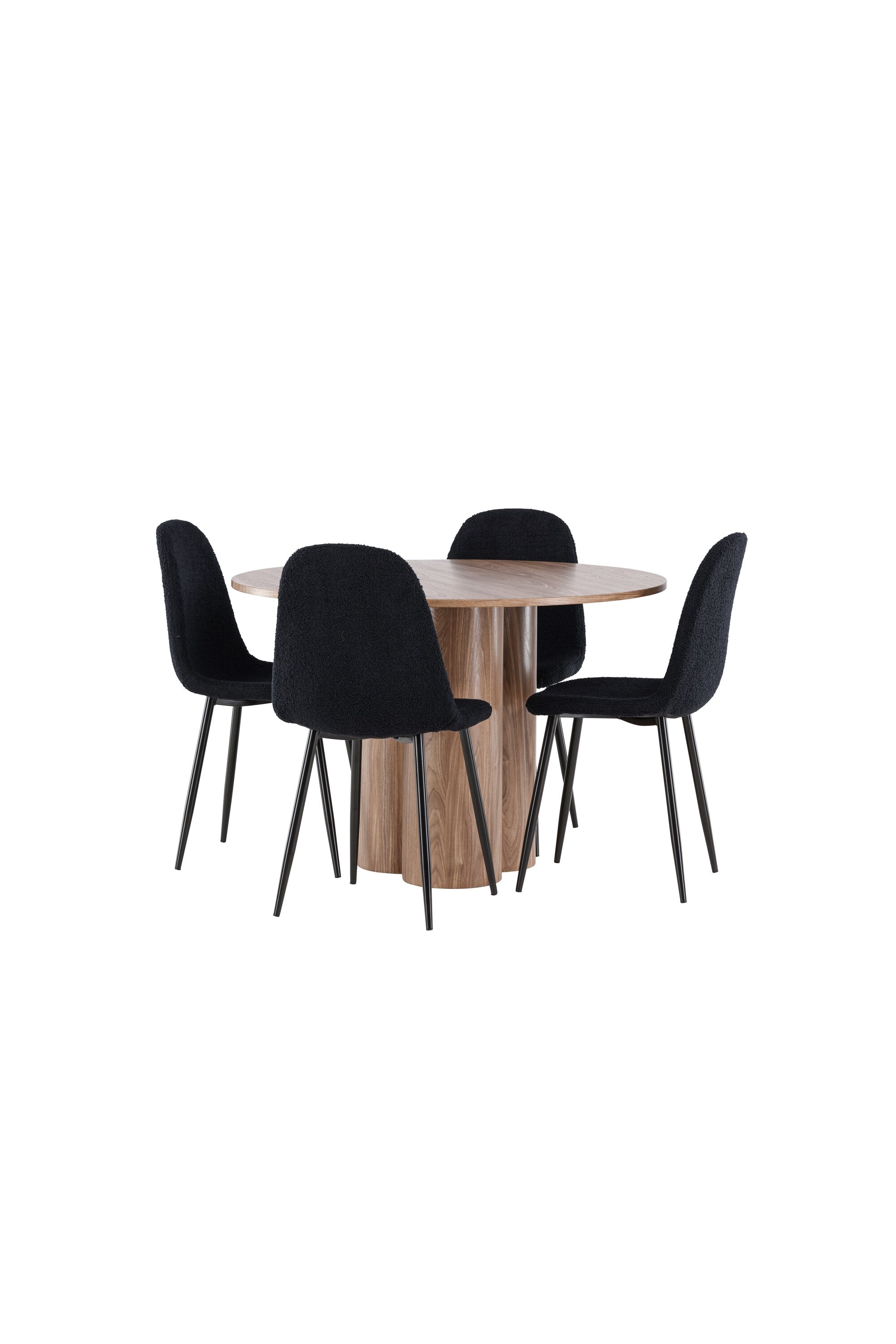 Olivia Matbord med Polar Matstol-GR Dining Set-Venture Home-peaceofhome.se