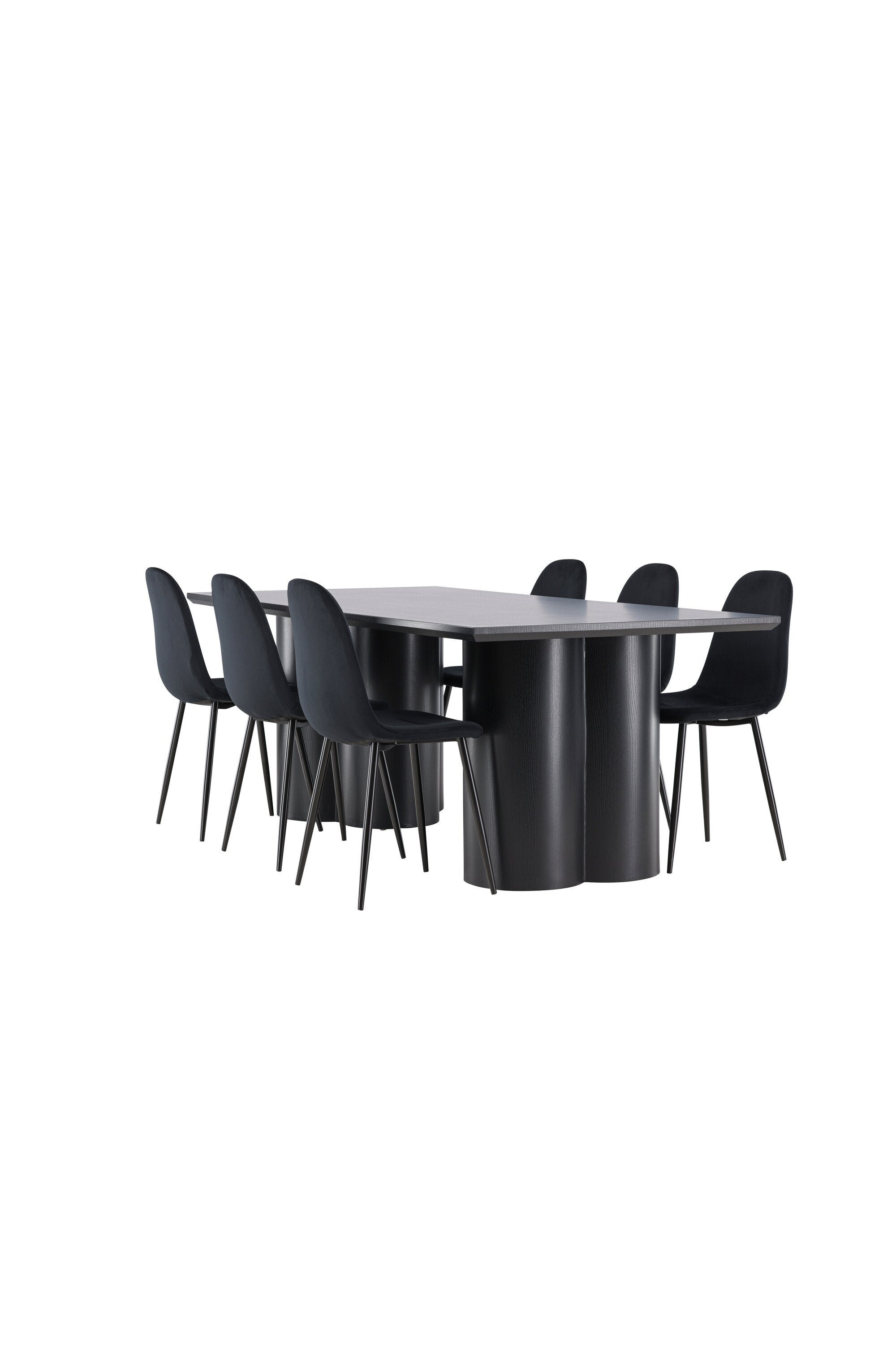 Olivia Matbord med Polar Matstol-GR Dining Set-Venture Home-peaceofhome.se