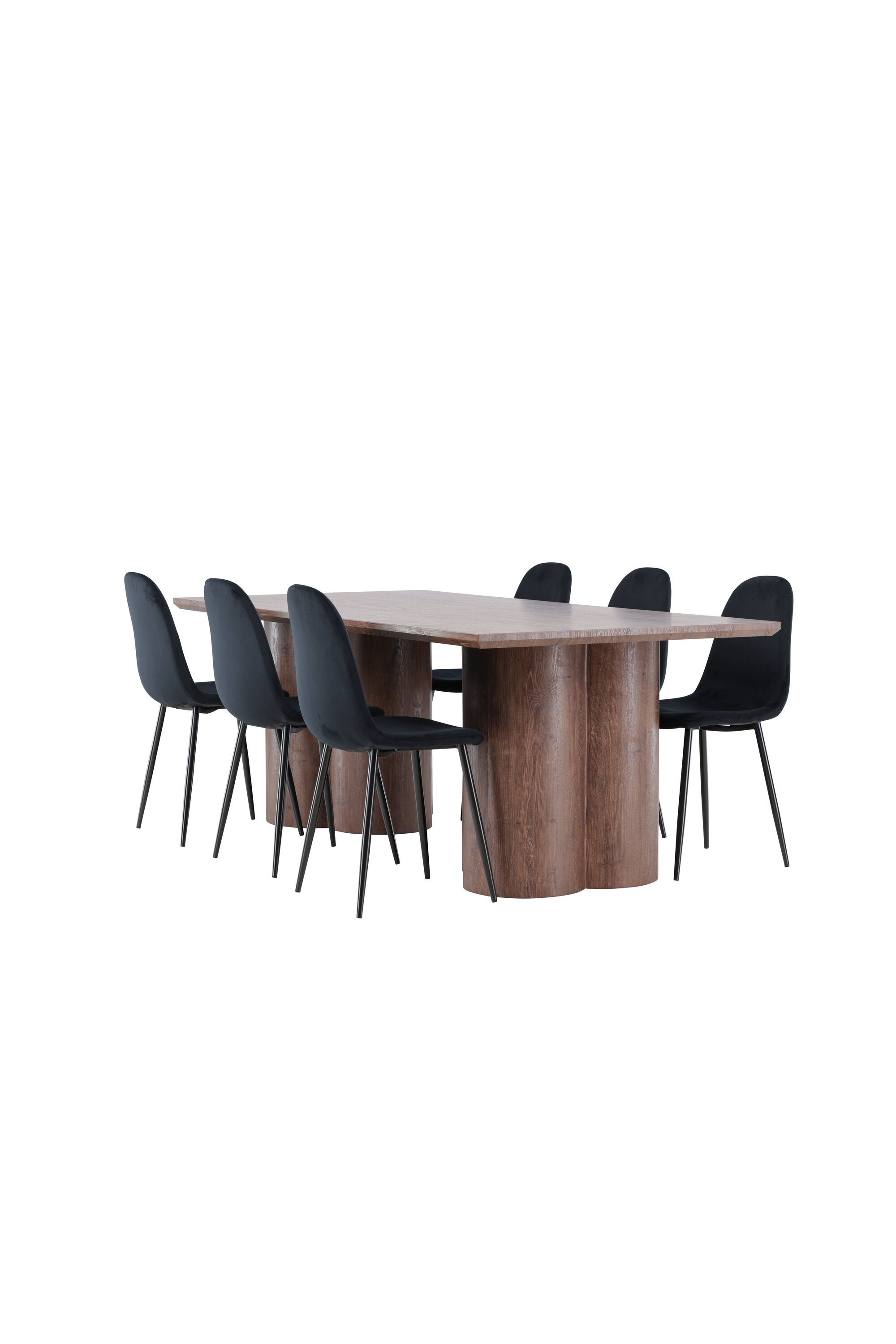 Olivia Matbord med Polar Matstol-GR Dining Set-Venture Home-peaceofhome.se