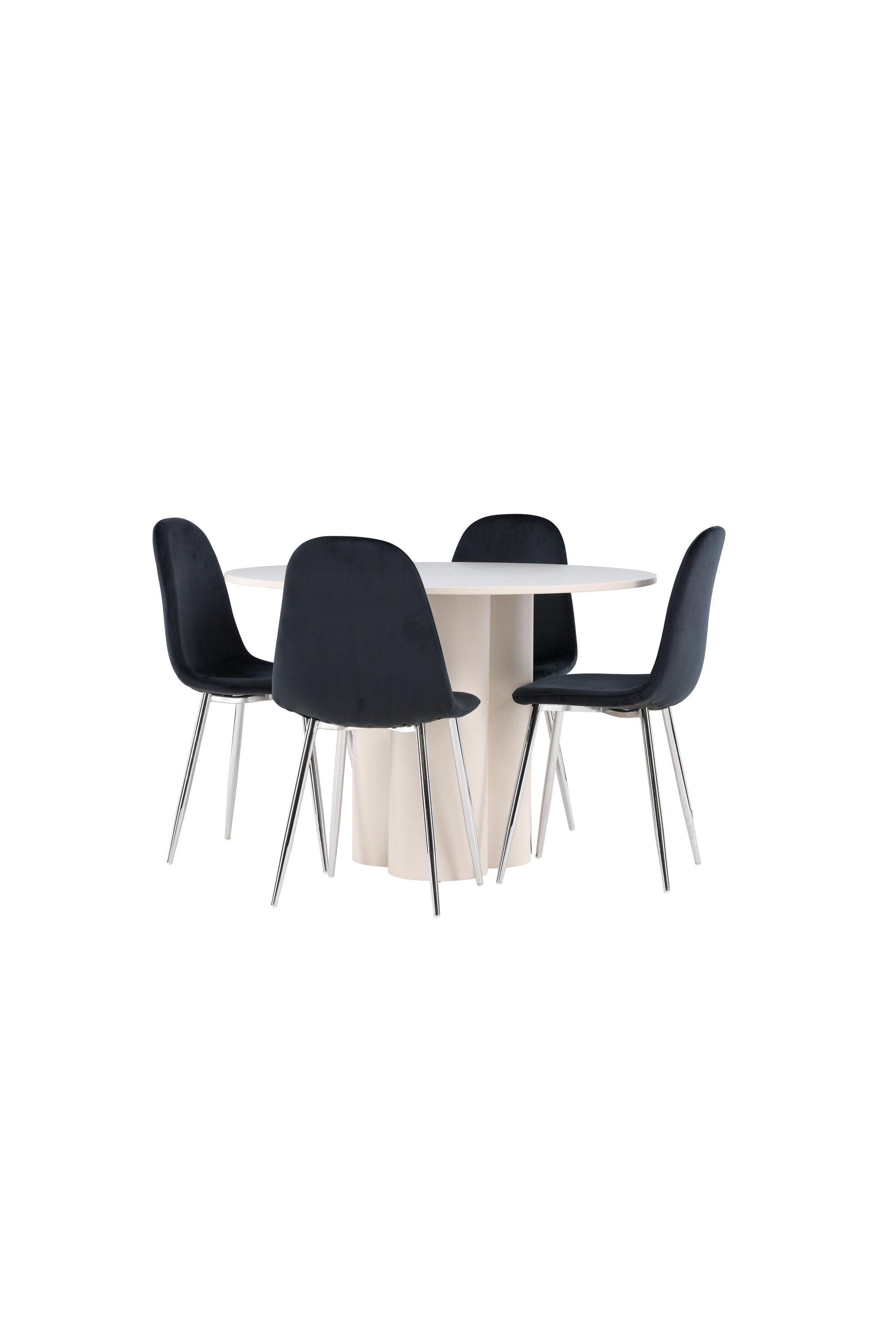 Olivia Matbord med Polar Matstol-GR Dining Set-Venture Home-peaceofhome.se