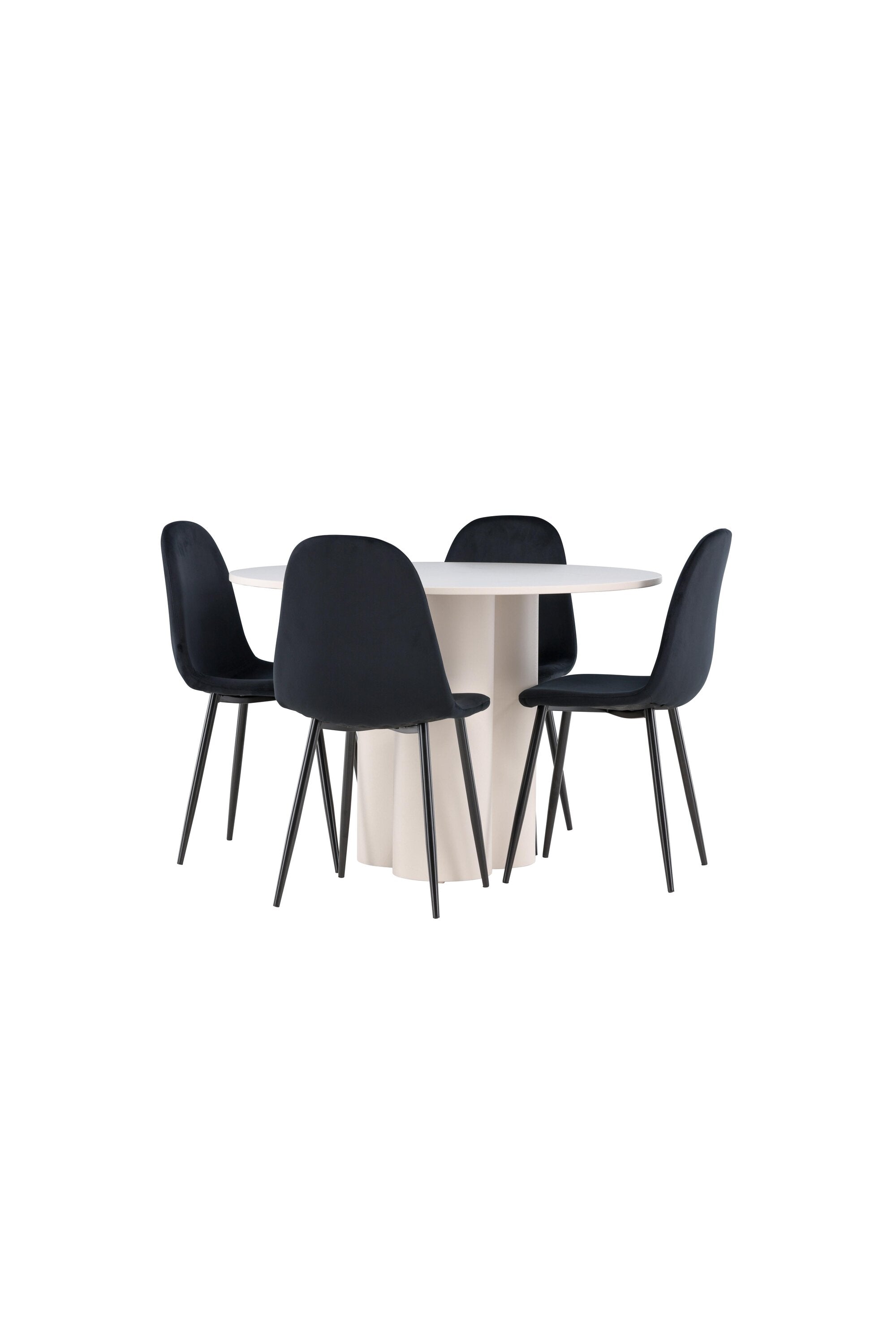 Olivia Matbord med Polar Matstol-GR Dining Set-Venture Home-peaceofhome.se