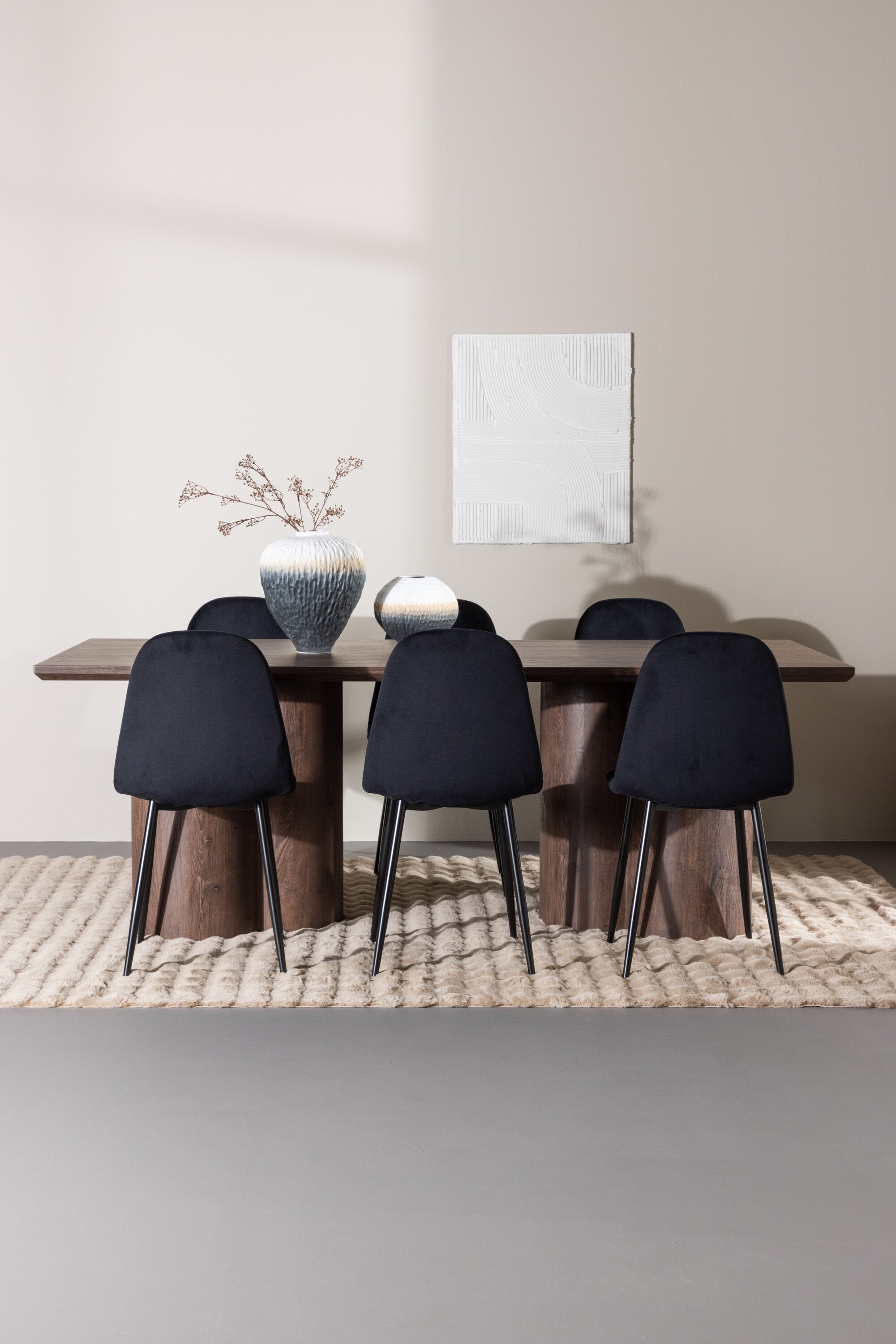 Olivia Matbord med Polar Matstol-GR Dining Set-Venture Home-peaceofhome.se