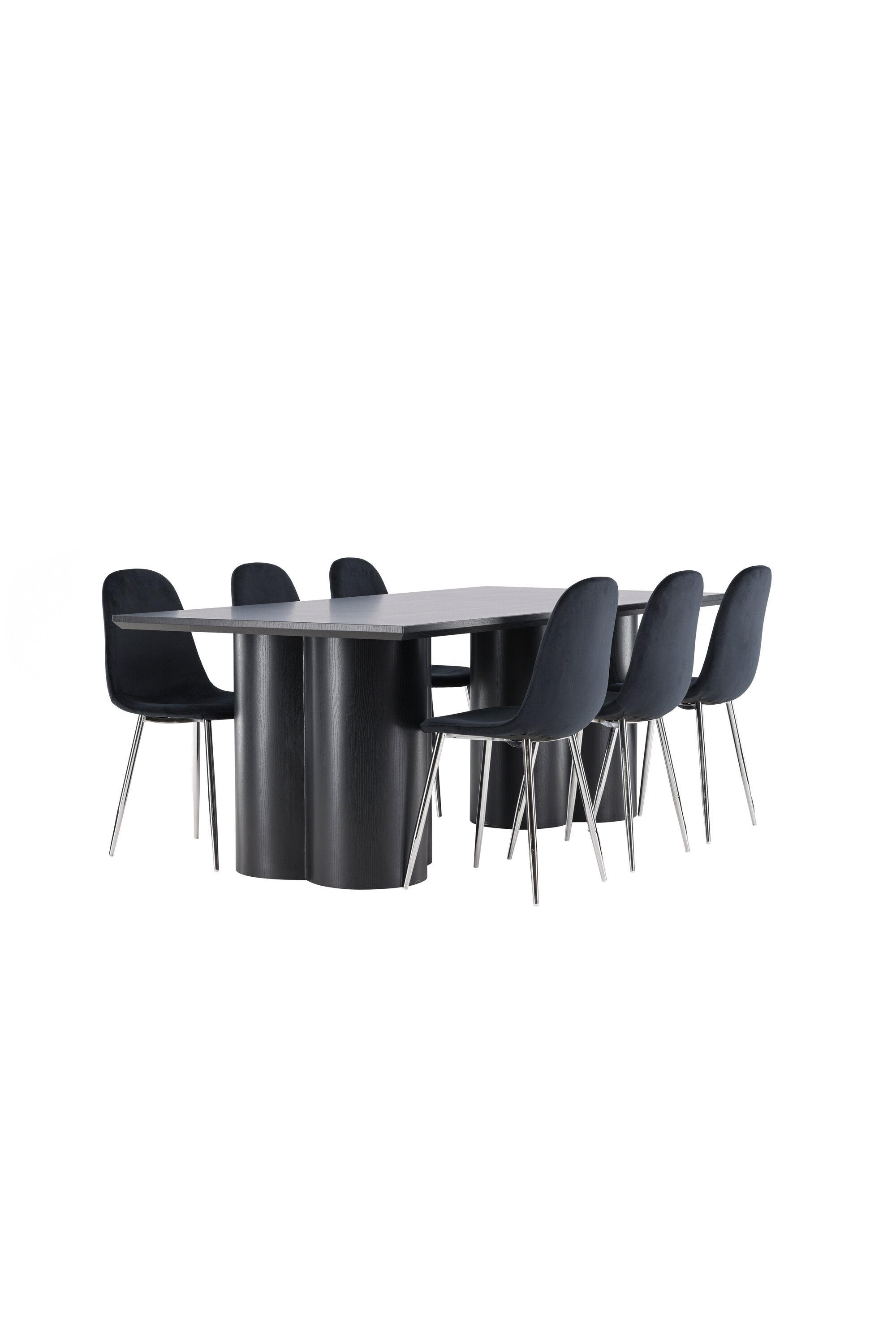 Olivia Matbord med Polar Matstol-GR Dining Set-Venture Home-peaceofhome.se