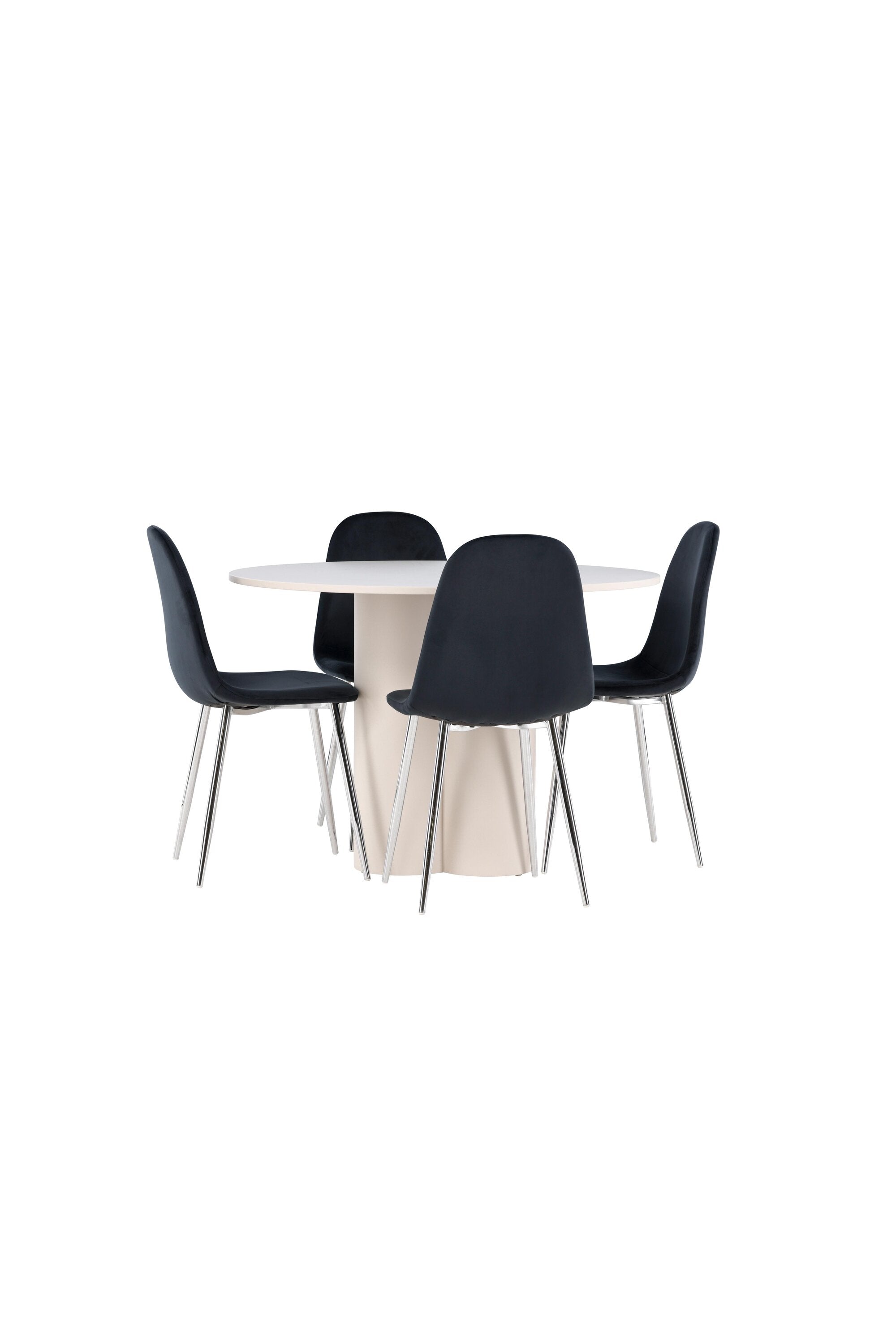 Olivia Matbord med Polar Matstol-GR Dining Set-Venture Home-peaceofhome.se