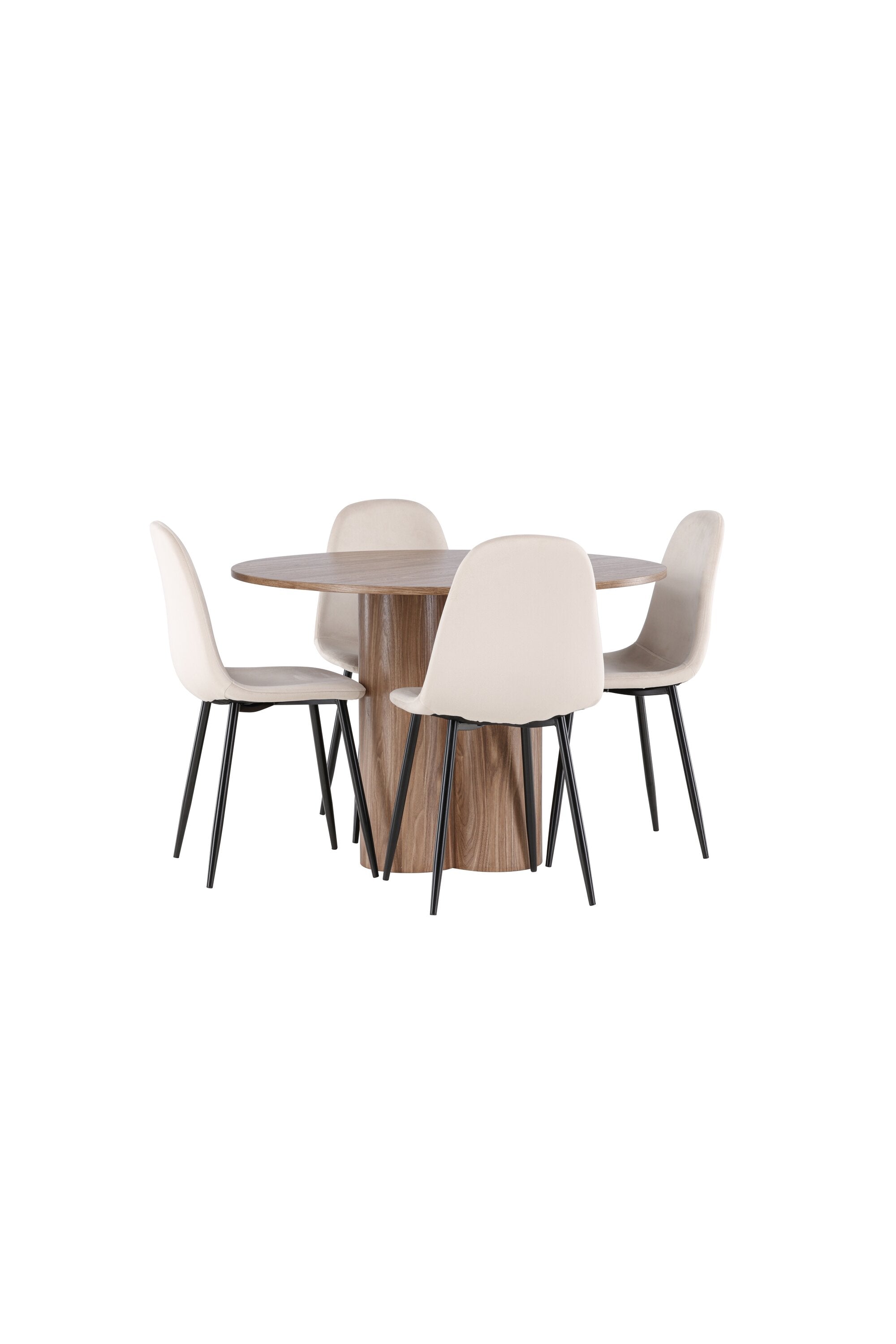 Olivia Matbord med Polar Matstol-GR Dining Set-Venture Home-peaceofhome.se