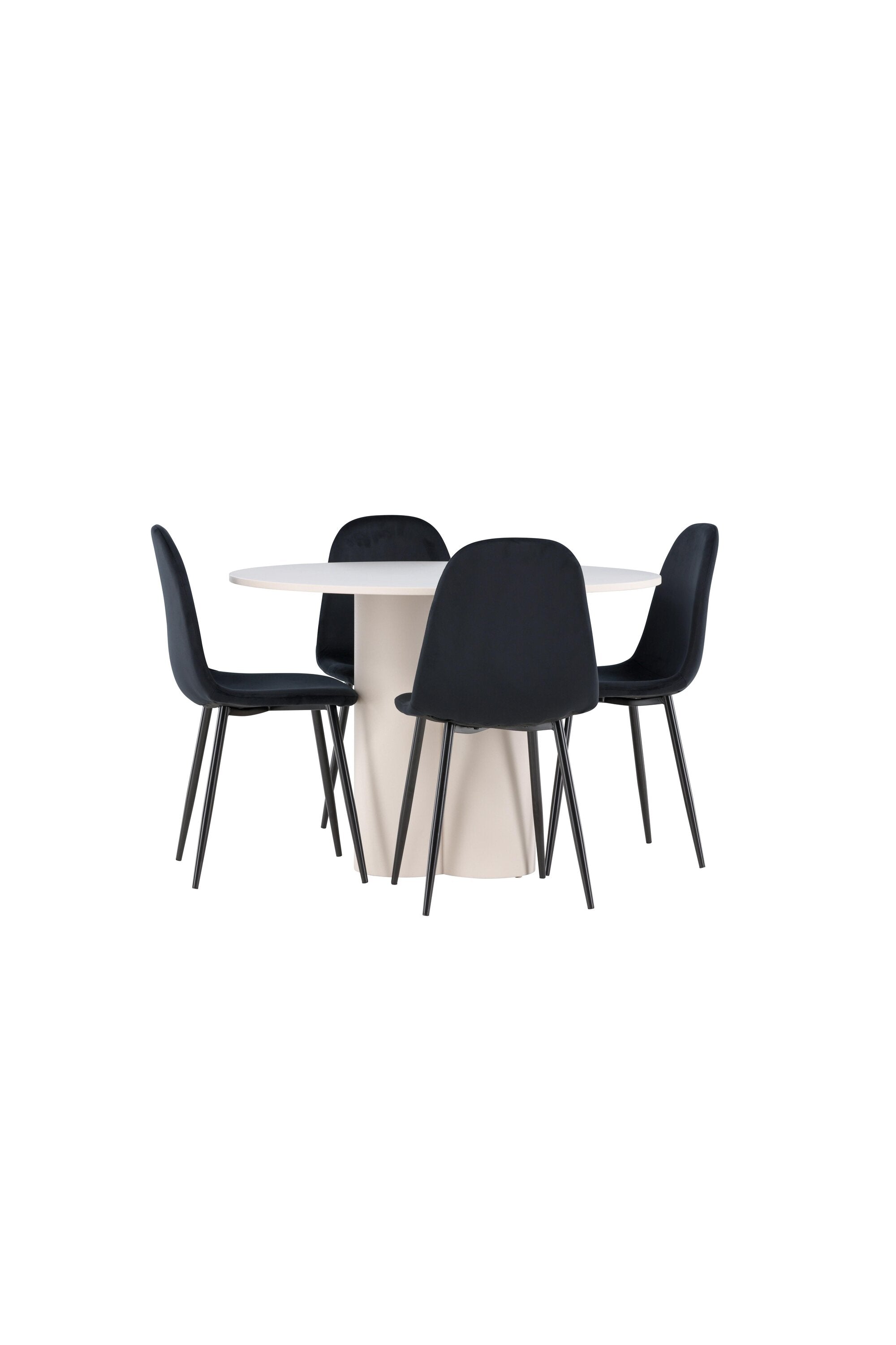 Olivia Matbord med Polar Matstol-GR Dining Set-Venture Home-peaceofhome.se