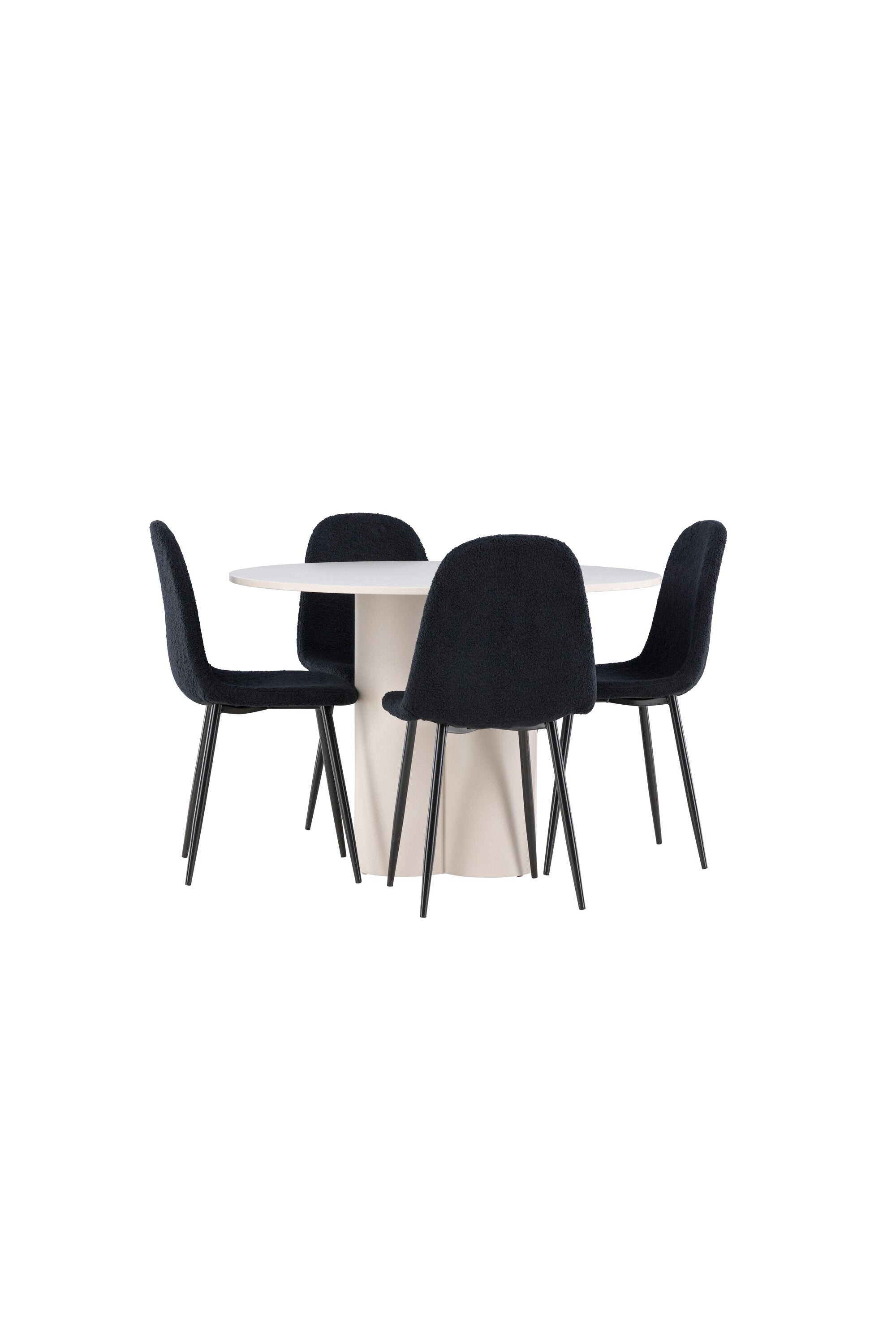 Olivia Matbord med Polar Matstol-GR Dining Set-Venture Home-peaceofhome.se