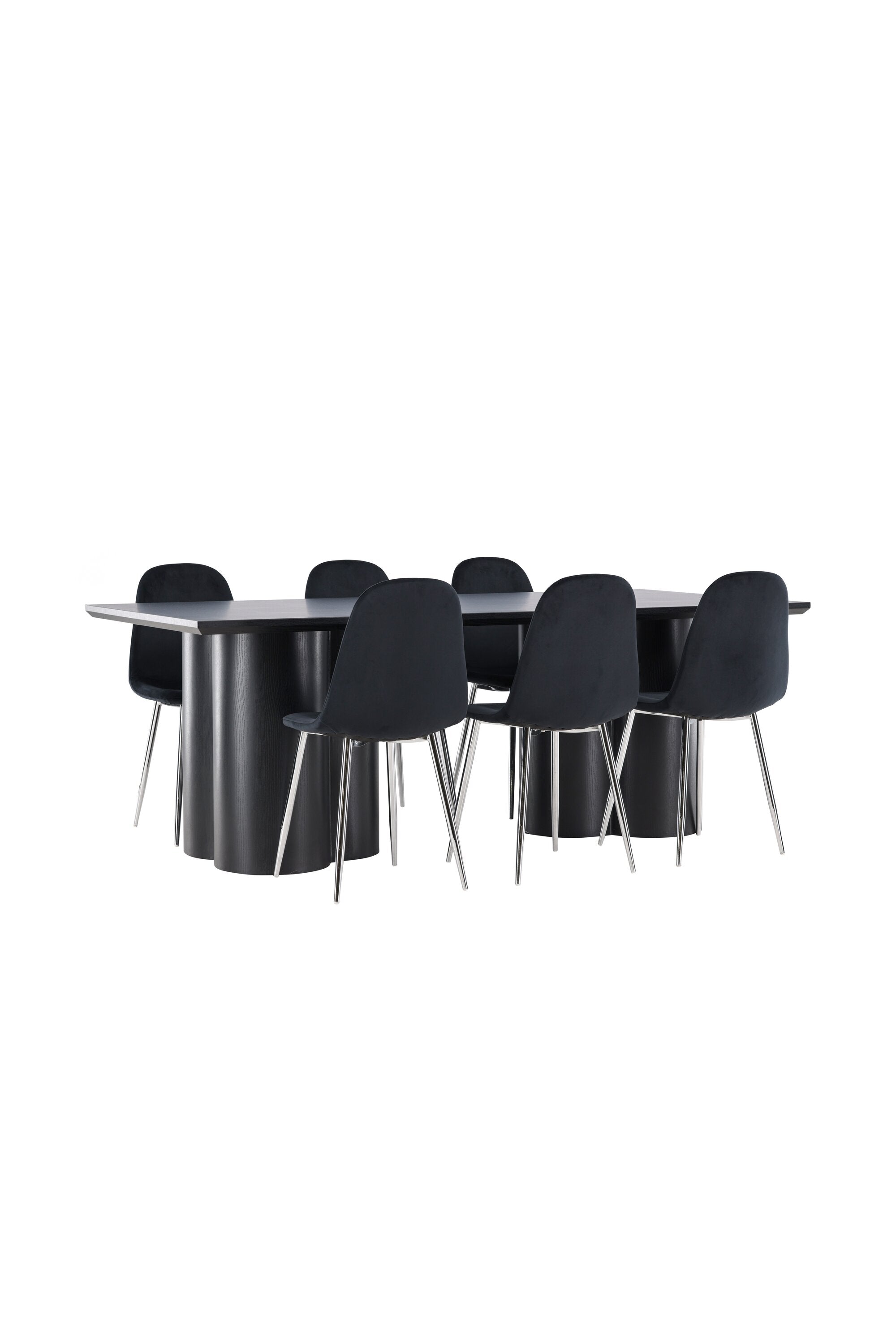 Olivia Matbord med Polar Matstol-GR Dining Set-Venture Home-peaceofhome.se