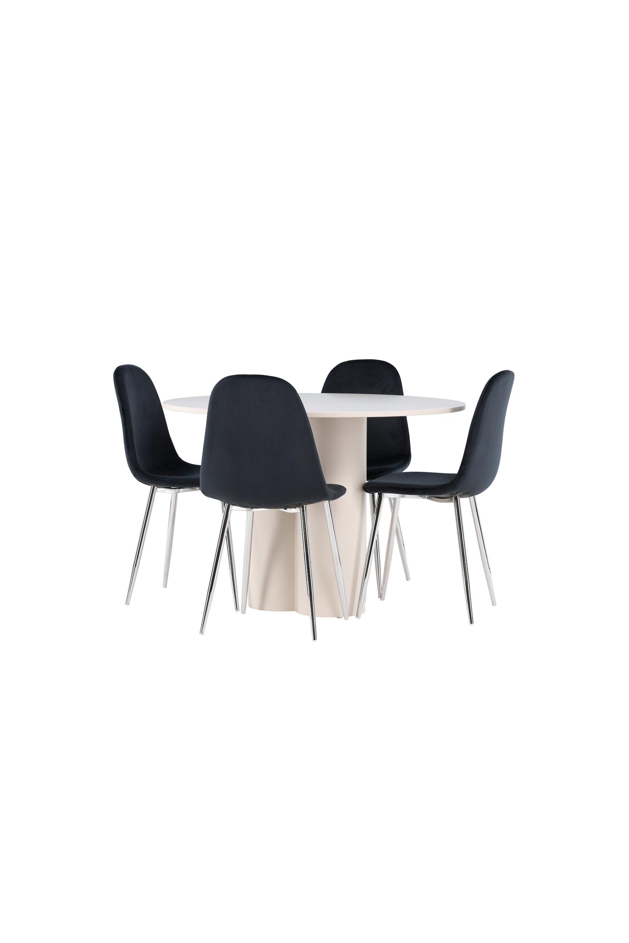 Olivia Matbord med Polar Matstol-GR Dining Set-Venture Home-peaceofhome.se