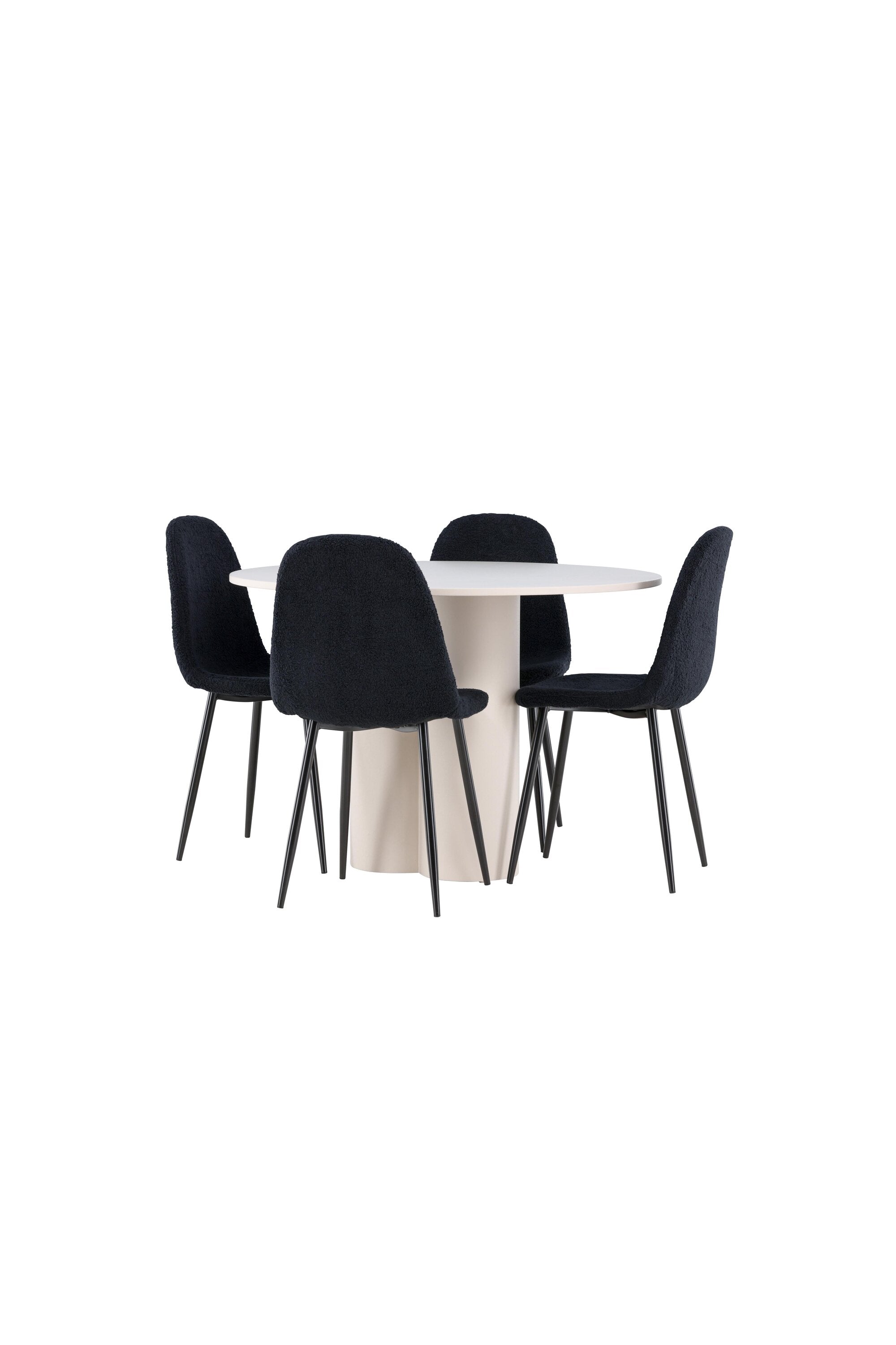 Olivia Matbord med Polar Matstol-GR Dining Set-Venture Home-peaceofhome.se