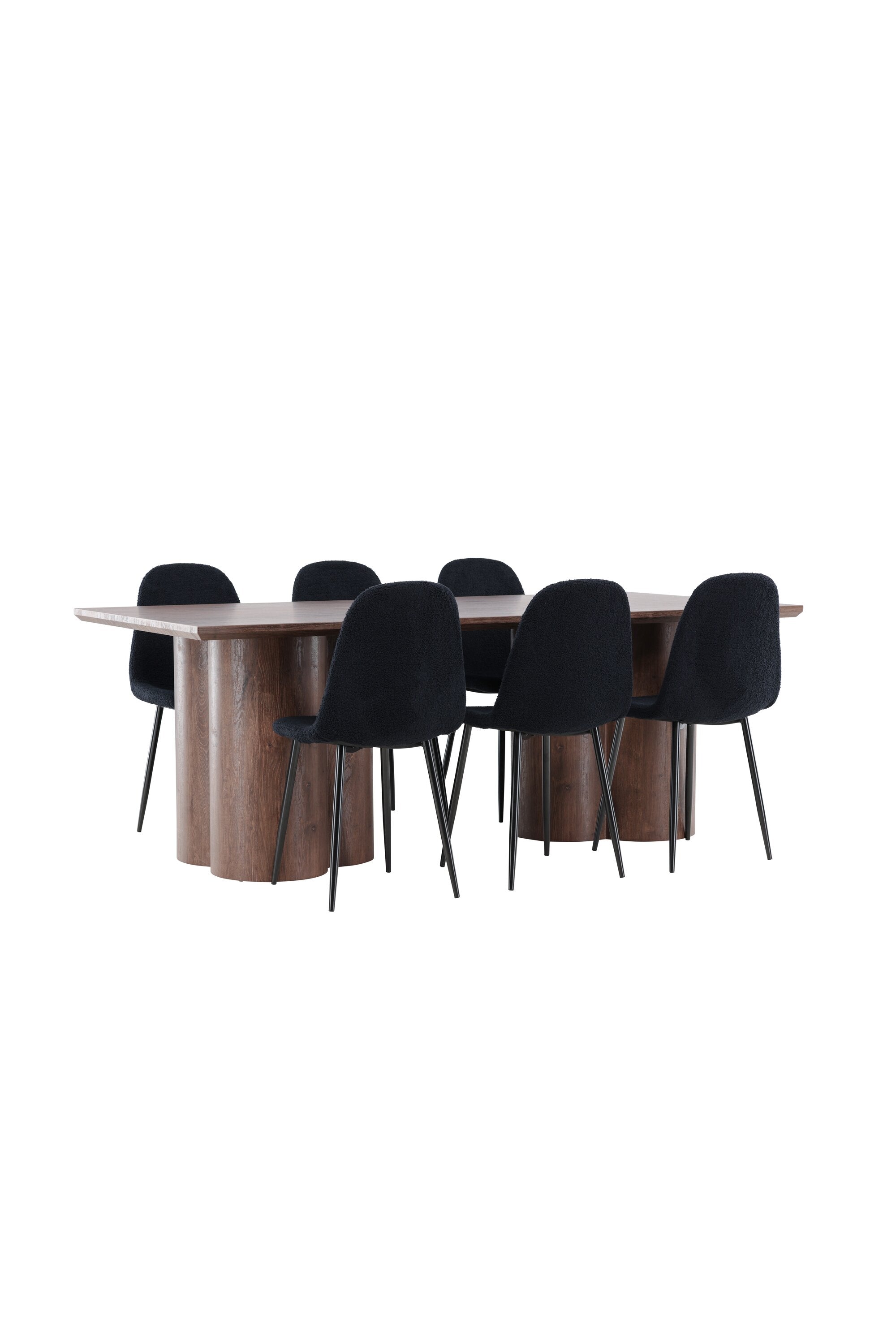 Olivia Matbord med Polar Matstol-GR Dining Set-Venture Home-peaceofhome.se