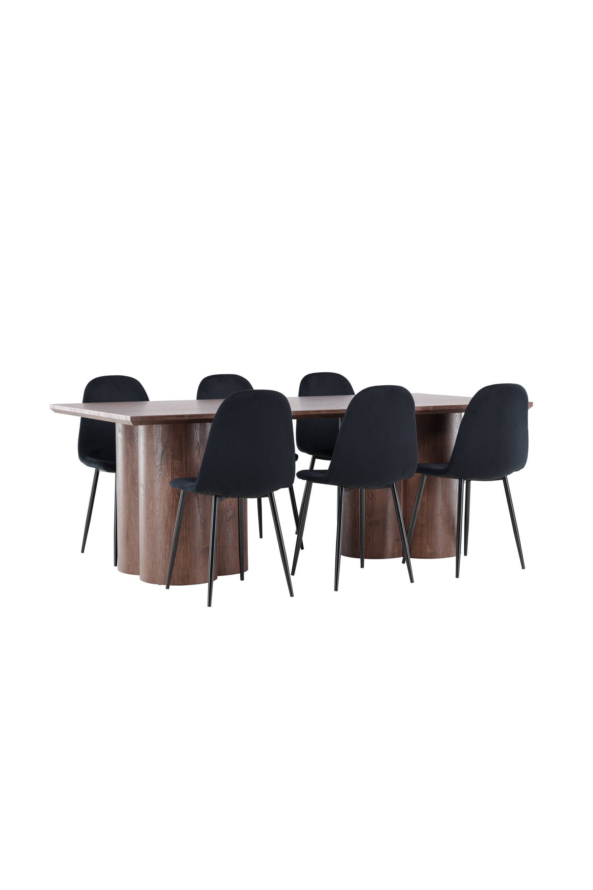 Olivia Matbord med Polar Matstol-GR Dining Set-Venture Home-peaceofhome.se