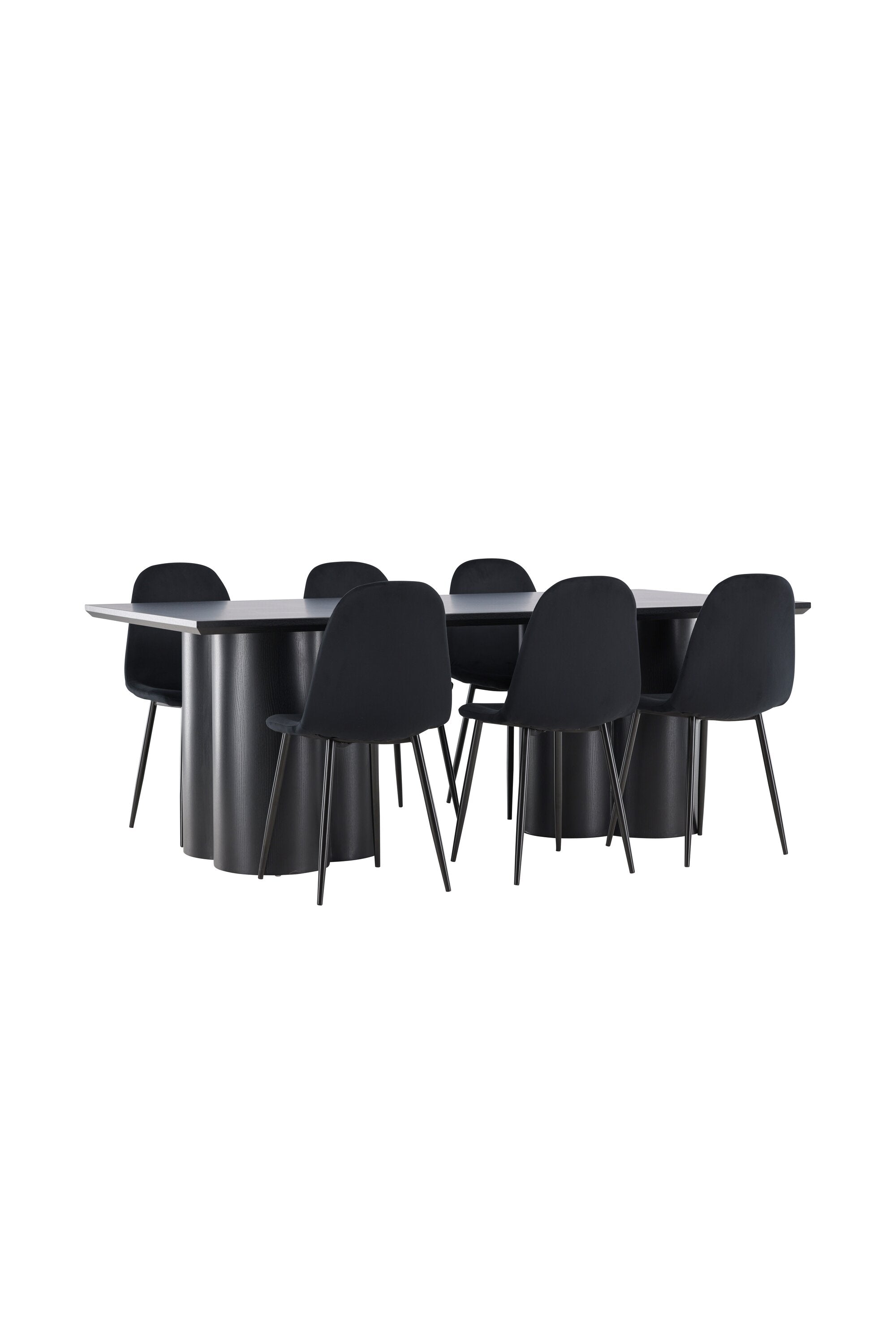 Olivia Matbord med Polar Matstol-GR Dining Set-Venture Home-peaceofhome.se