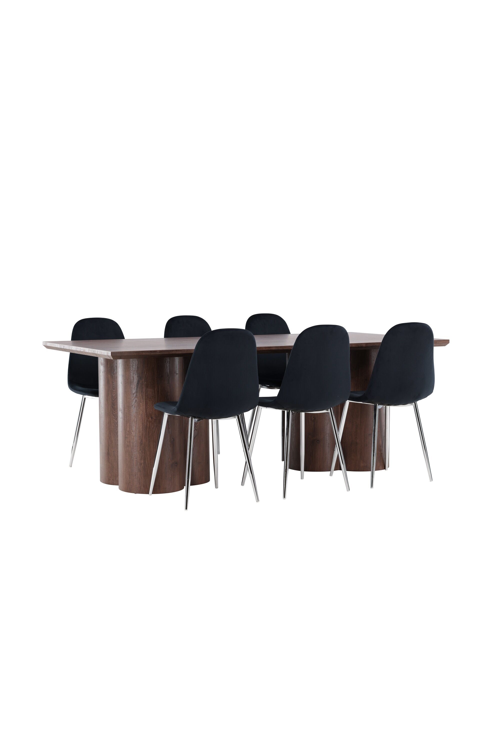 Olivia Matbord med Polar Matstol-GR Dining Set-Venture Home-peaceofhome.se