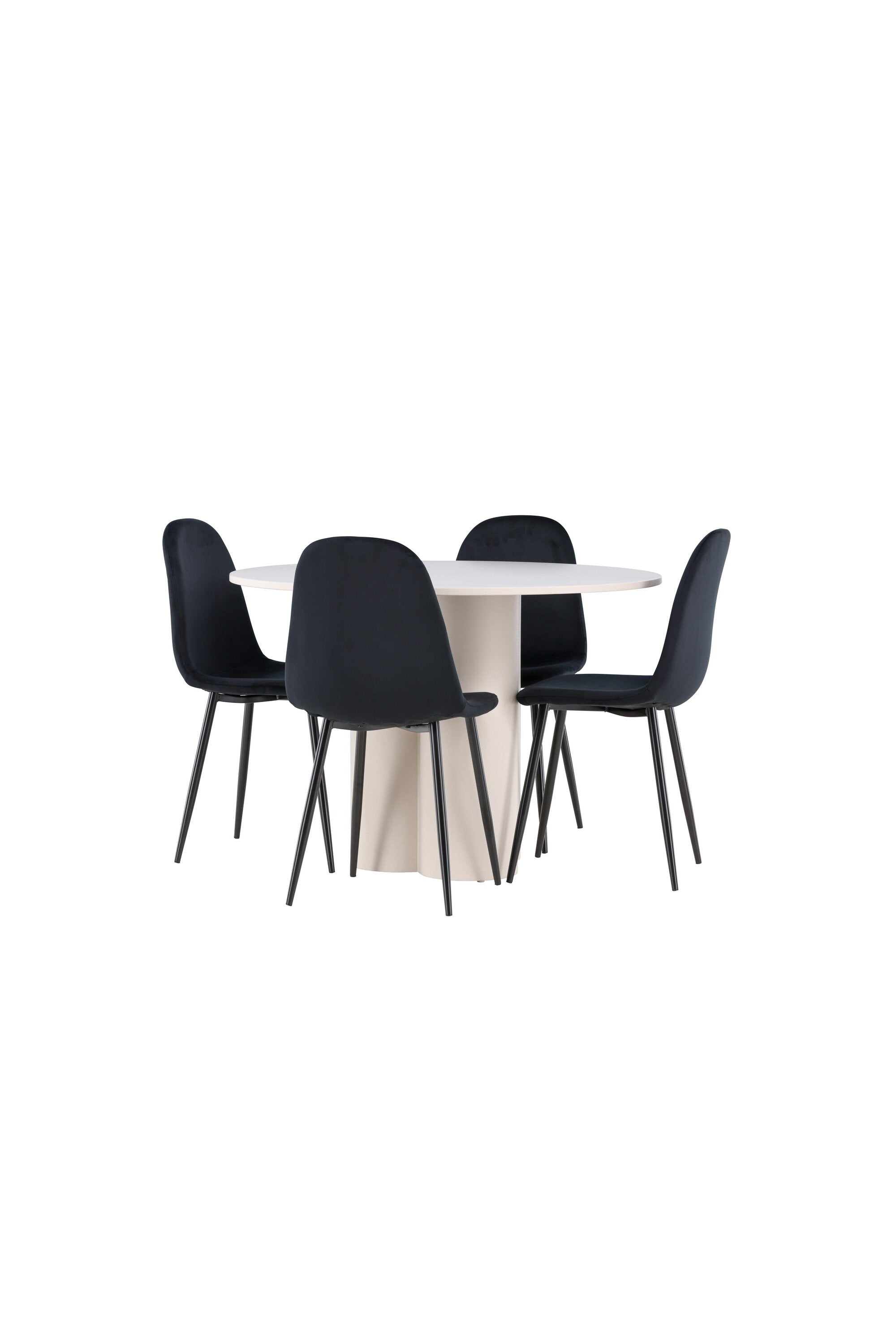 Olivia Matbord med Polar Matstol-GR Dining Set-Venture Home-peaceofhome.se