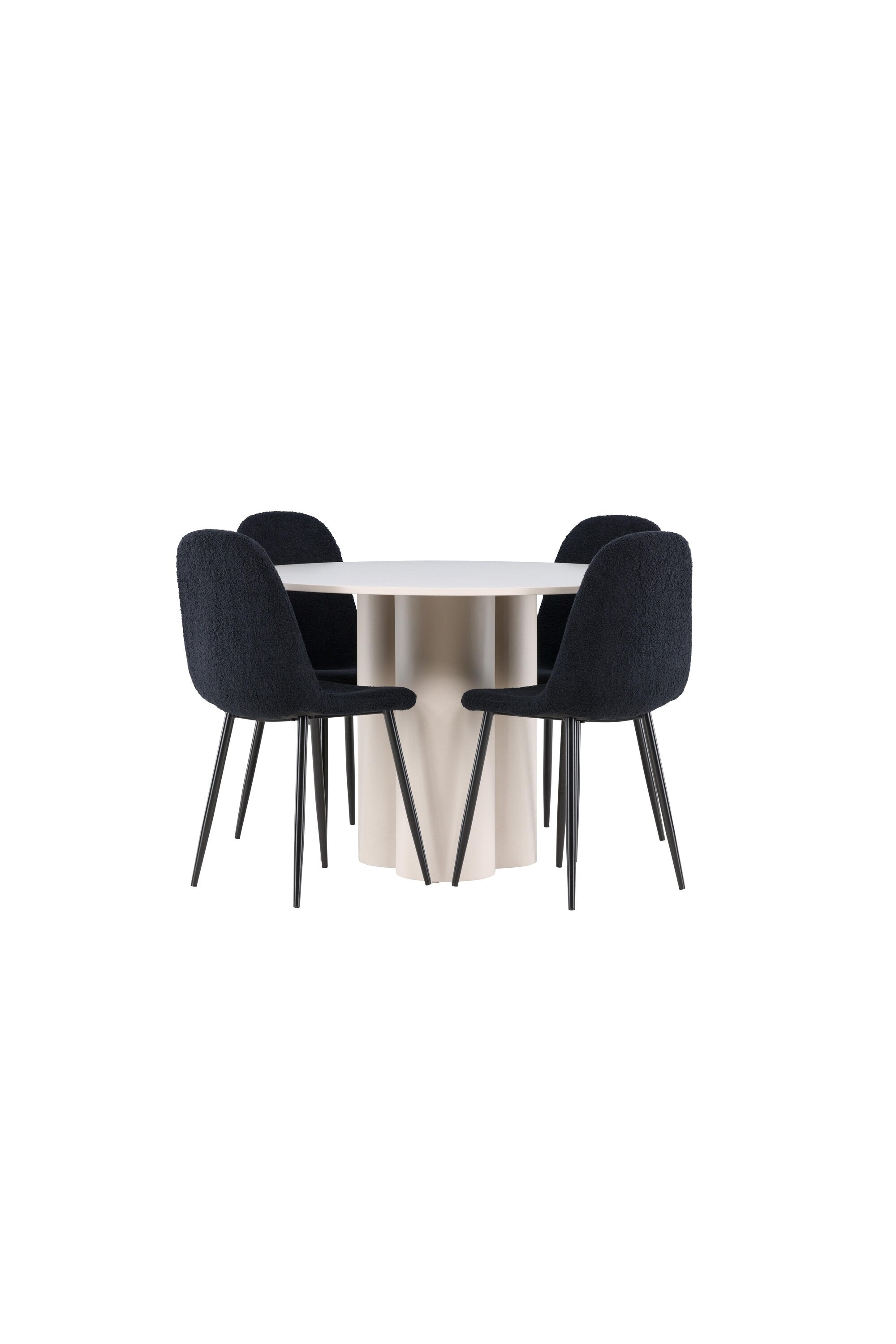 Olivia Matbord med Polar Matstol-GR Dining Set-Venture Home-peaceofhome.se