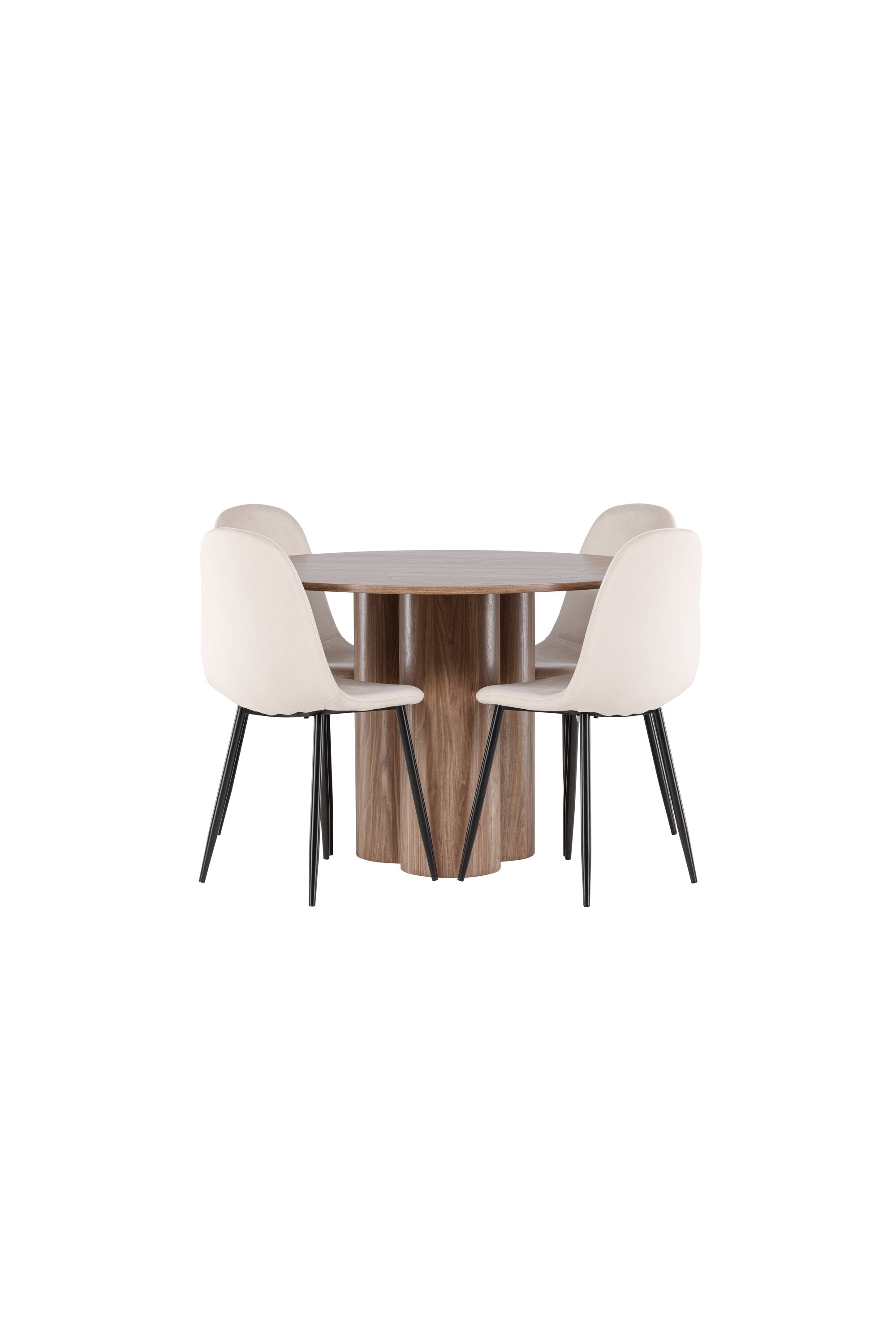 Olivia Matbord med Polar Matstol-GR Dining Set-Venture Home-peaceofhome.se