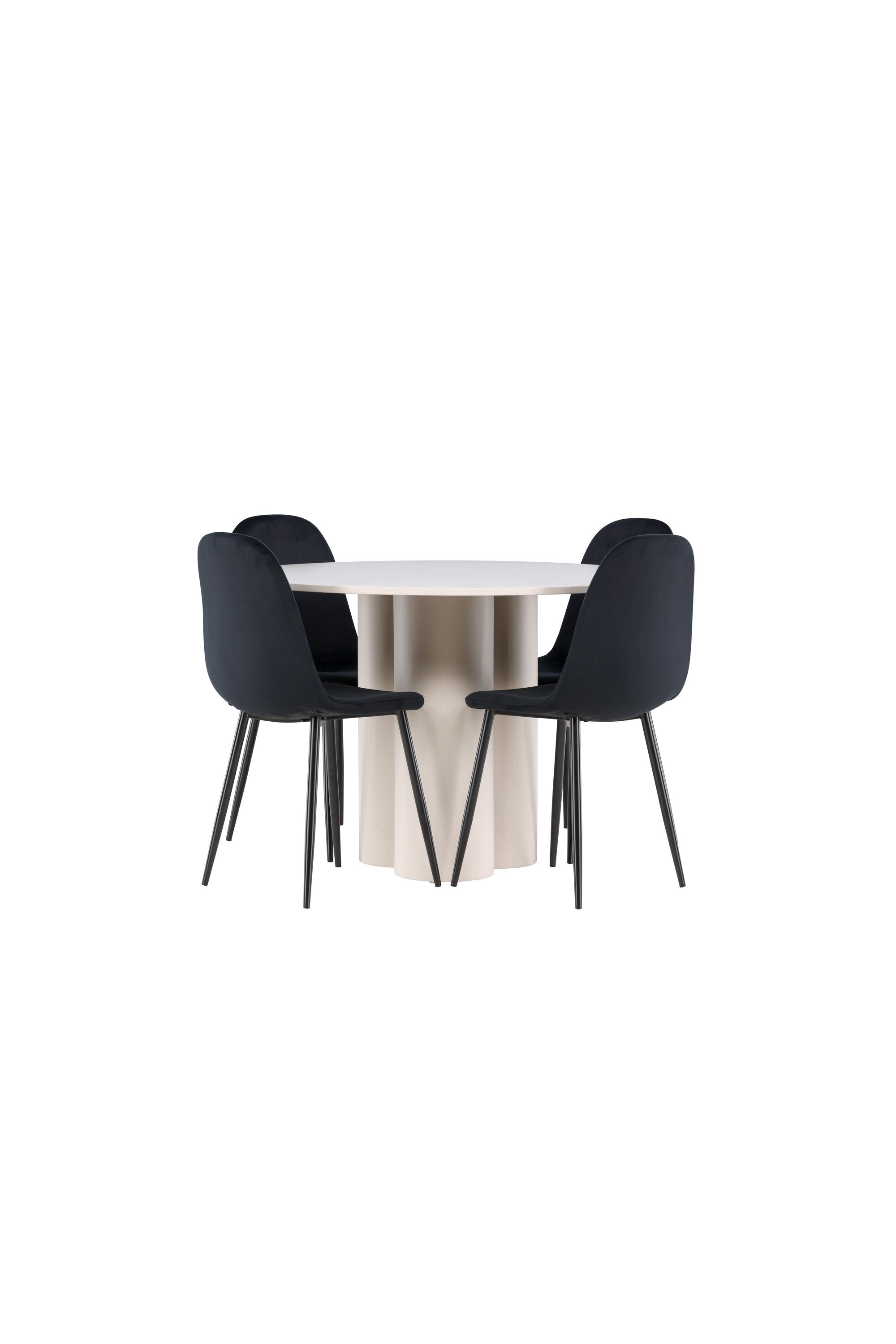 Olivia Matbord med Polar Matstol-GR Dining Set-Venture Home-peaceofhome.se