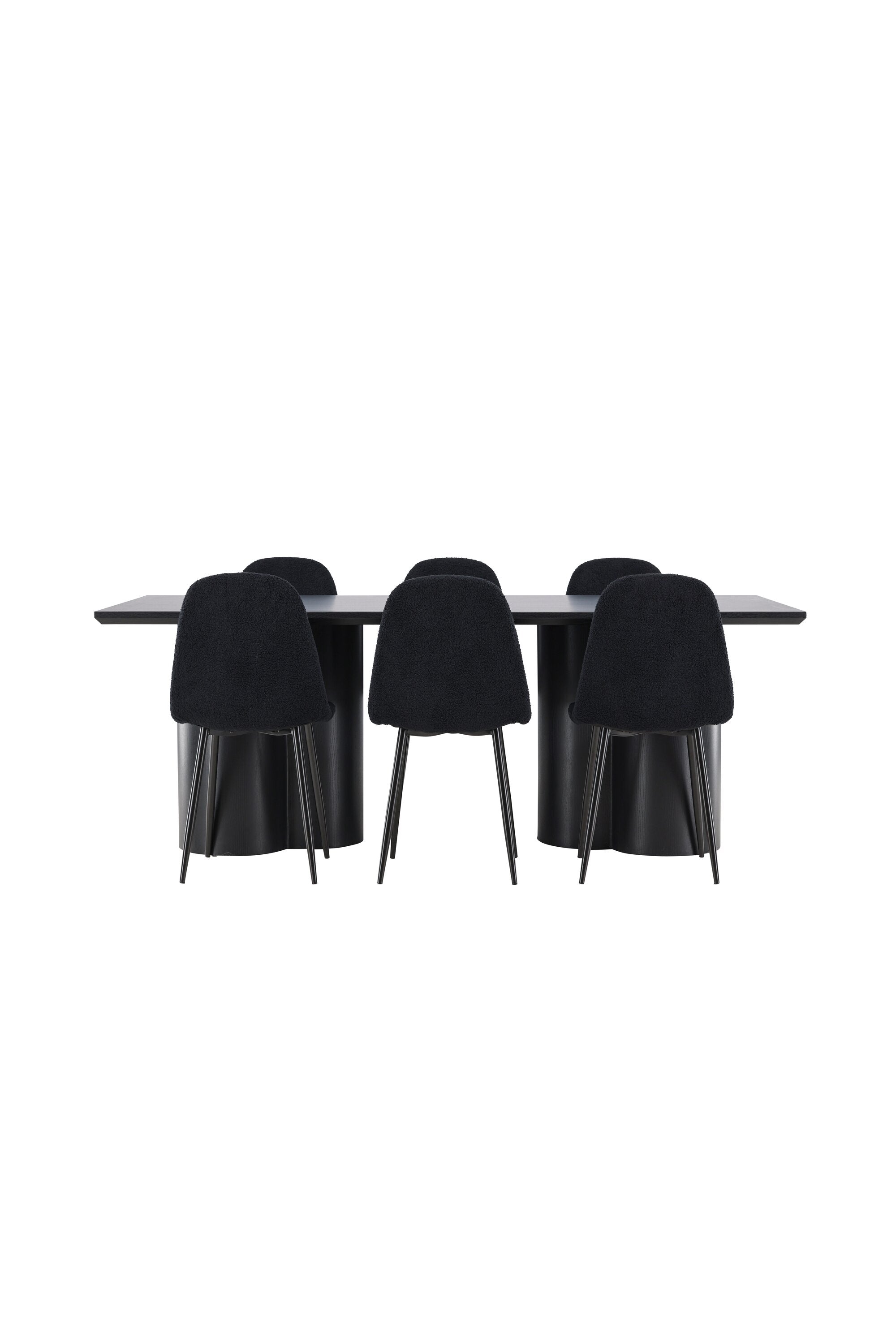 Olivia Matbord med Polar Matstol-GR Dining Set-Venture Home-peaceofhome.se