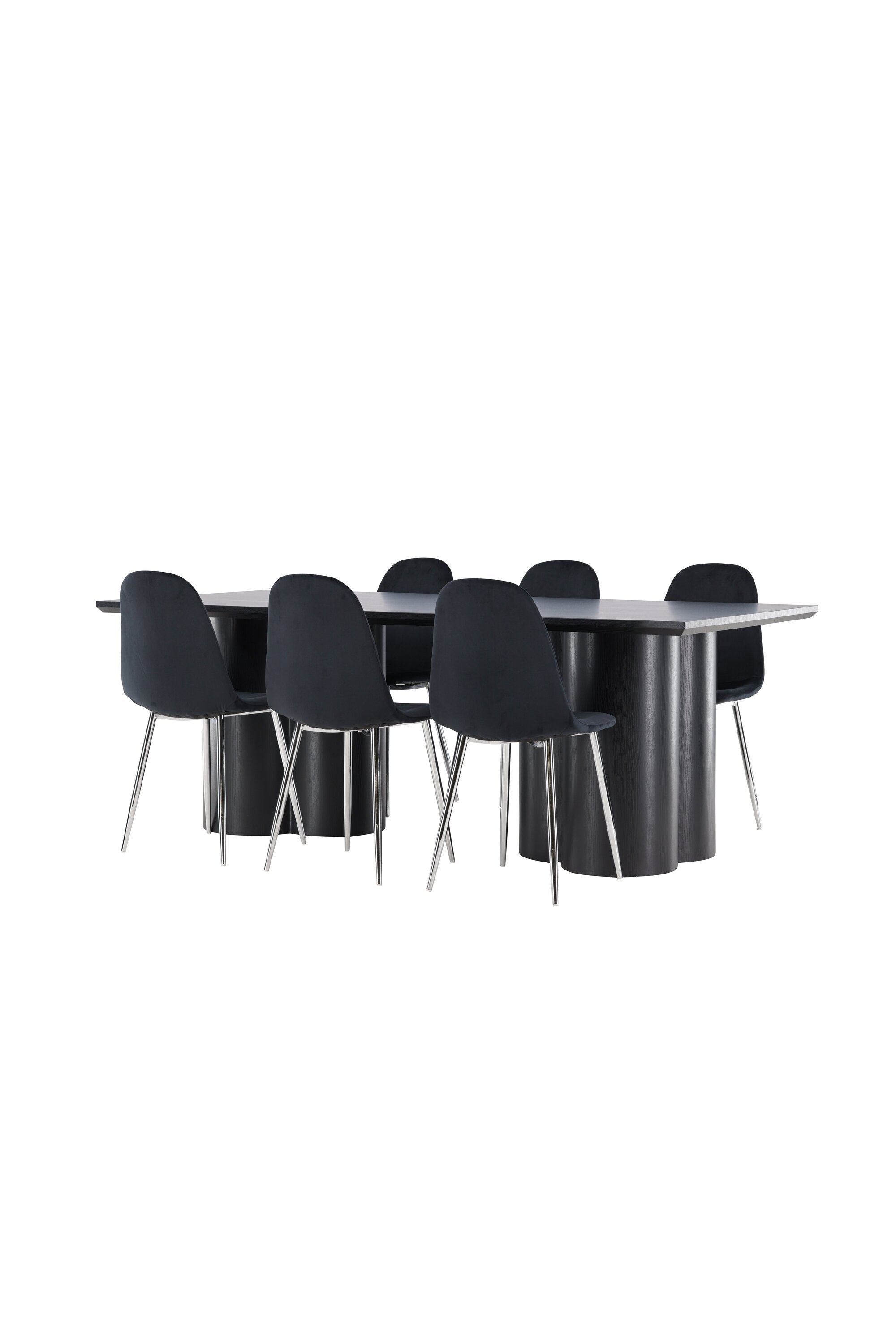 Olivia Matbord med Polar Matstol-GR Dining Set-Venture Home-peaceofhome.se