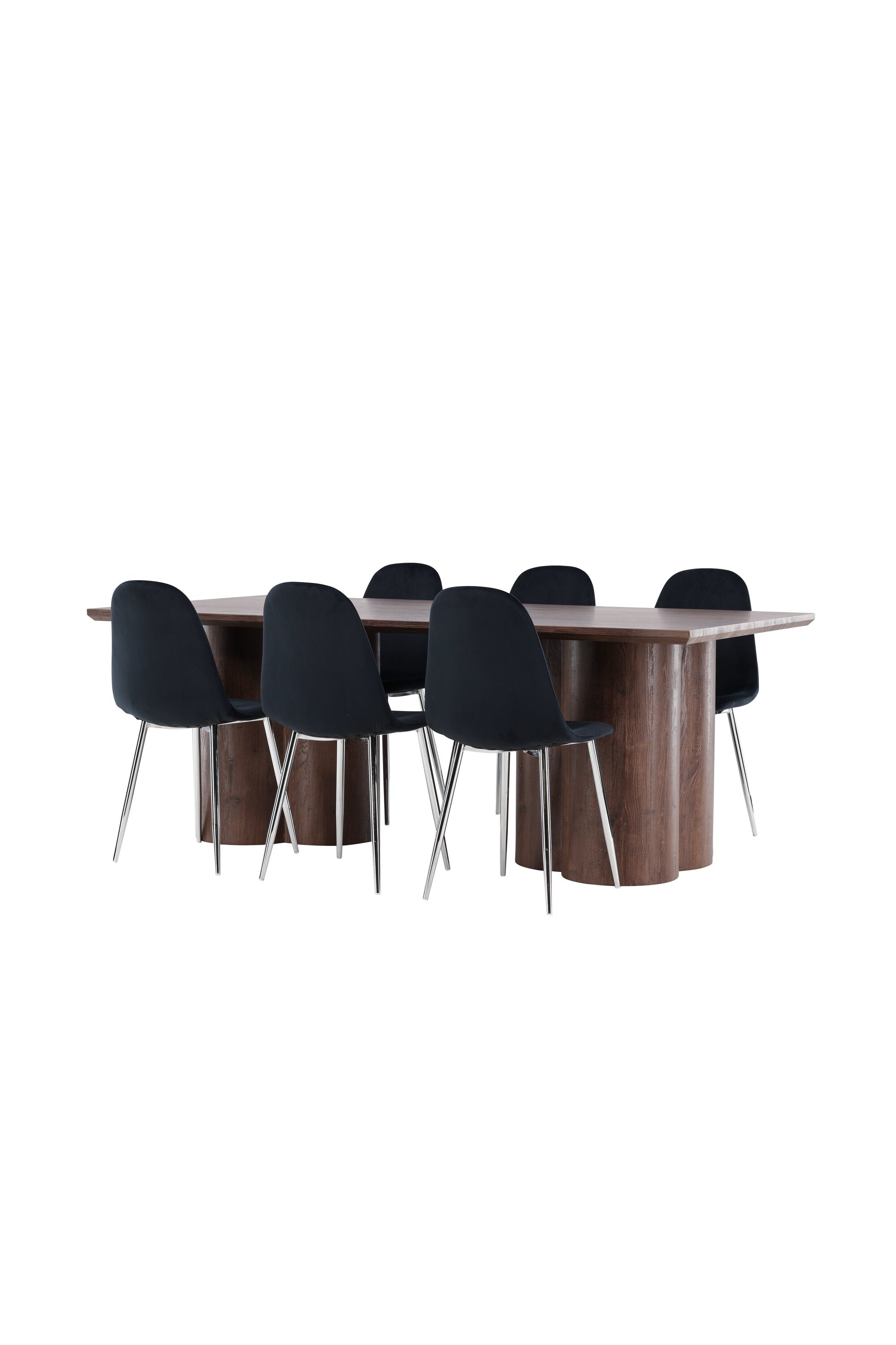 Olivia Matbord med Polar Matstol-GR Dining Set-Venture Home-peaceofhome.se