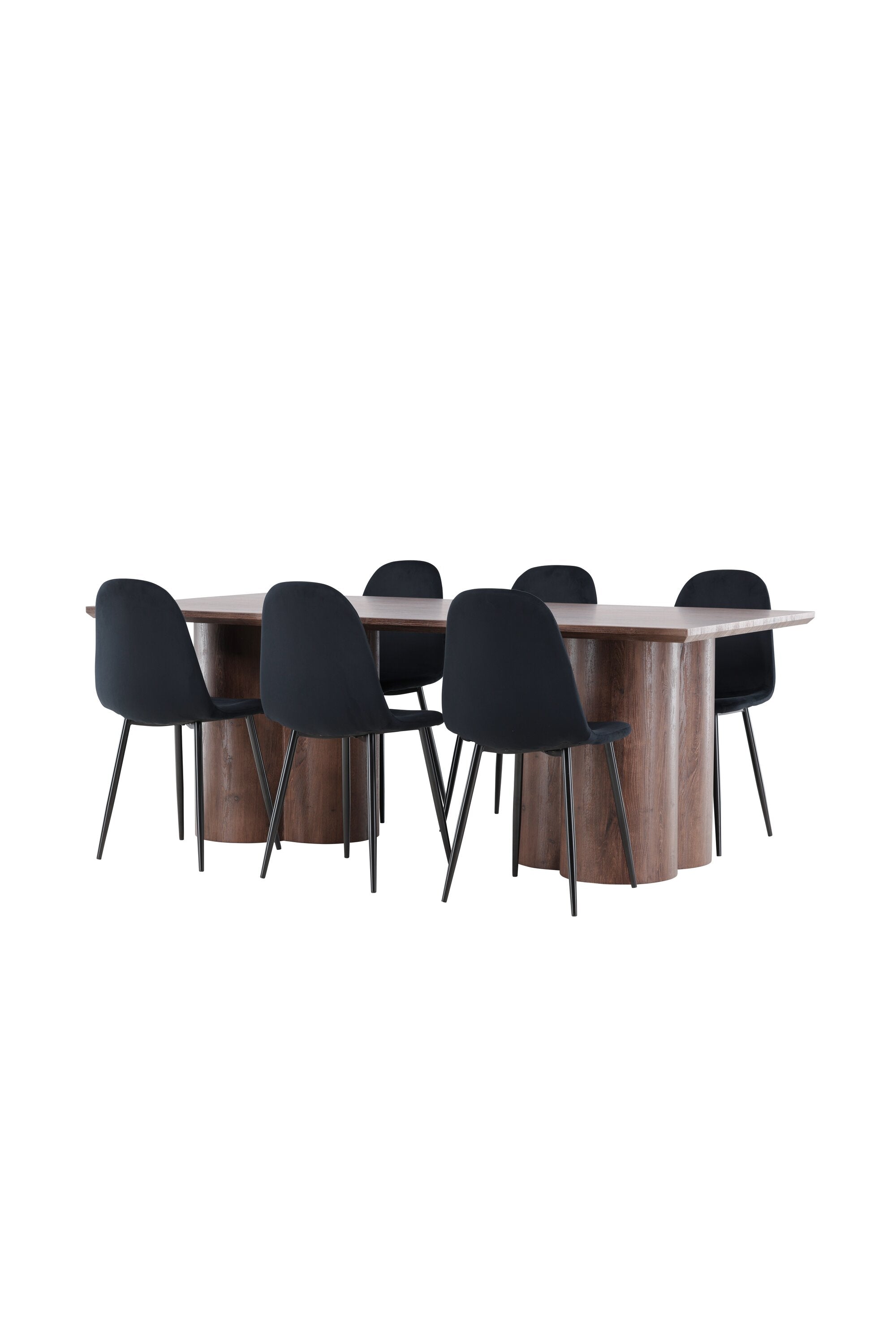 Olivia Matbord med Polar Matstol-GR Dining Set-Venture Home-peaceofhome.se