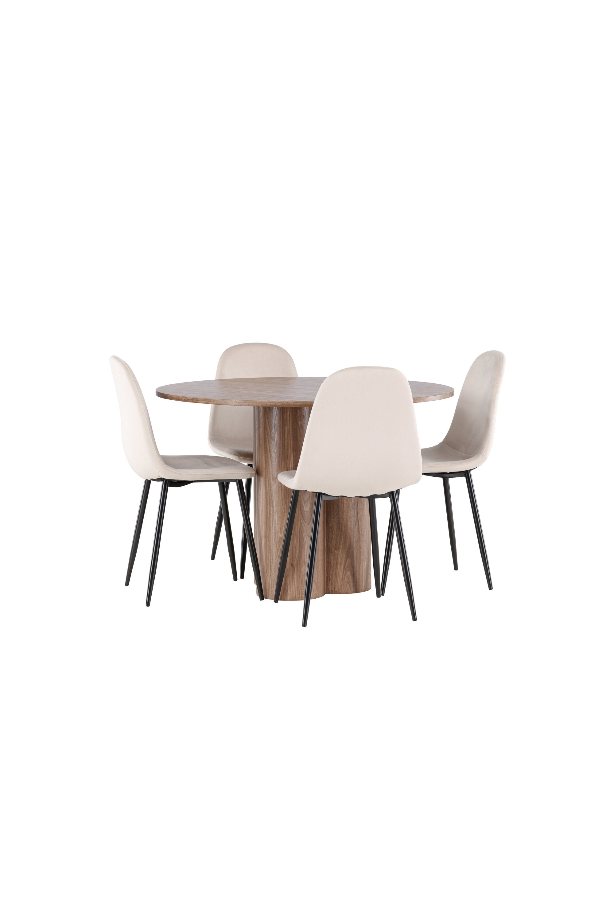 Olivia Matbord med Polar Matstol-GR Dining Set-Venture Home-peaceofhome.se