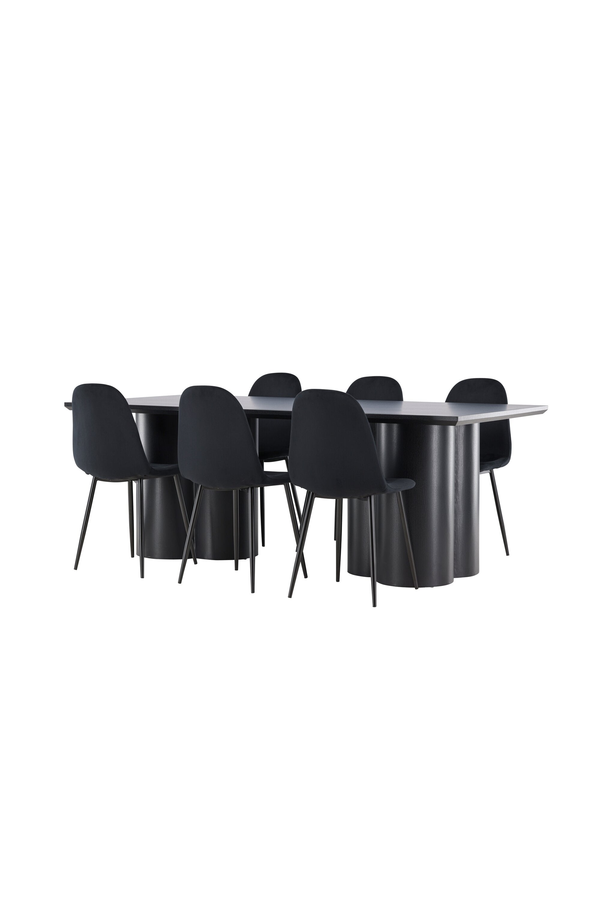 Olivia Matbord med Polar Matstol-GR Dining Set-Venture Home-peaceofhome.se