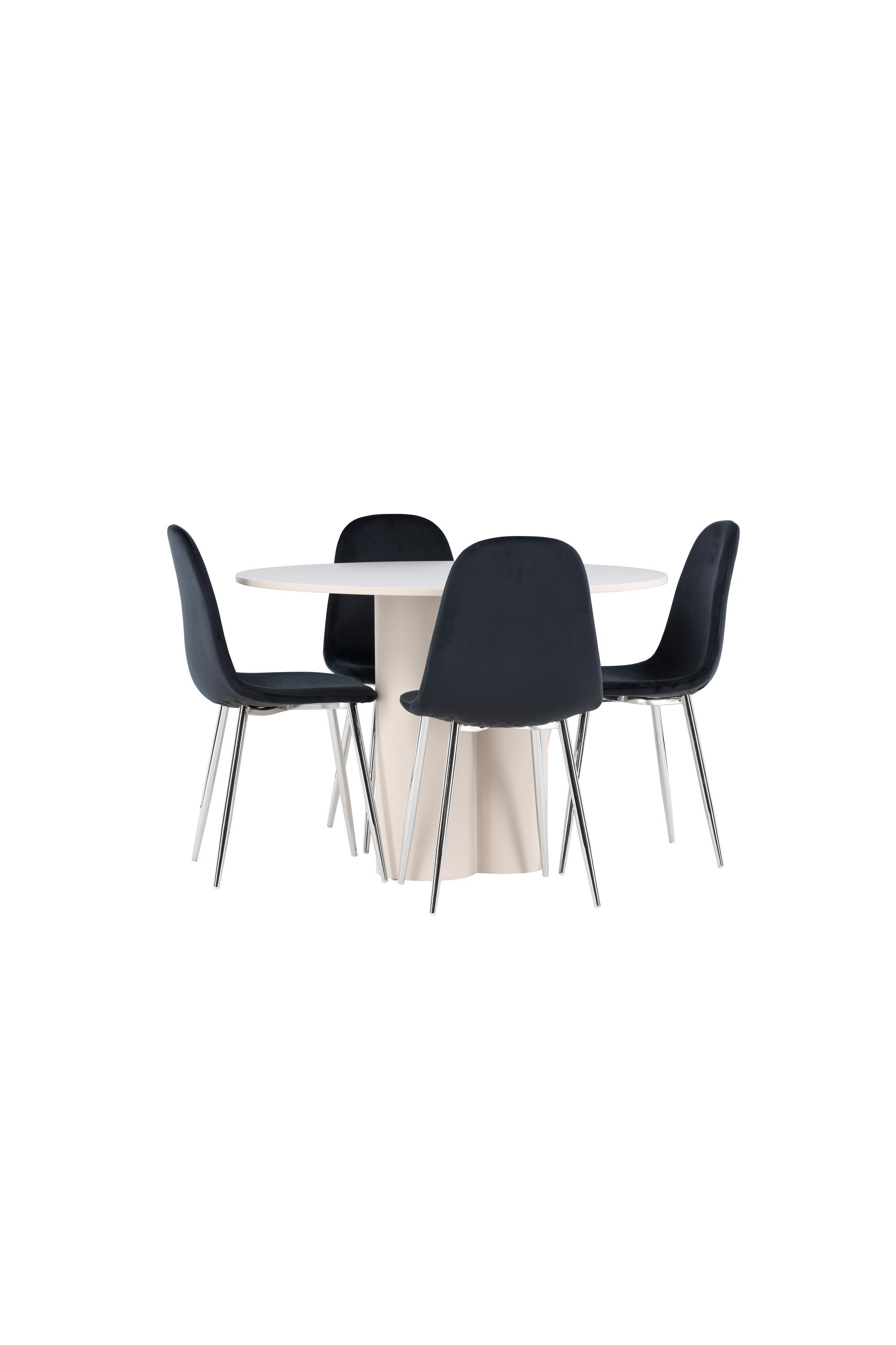 Olivia Matbord med Polar Matstol-GR Dining Set-Venture Home-peaceofhome.se