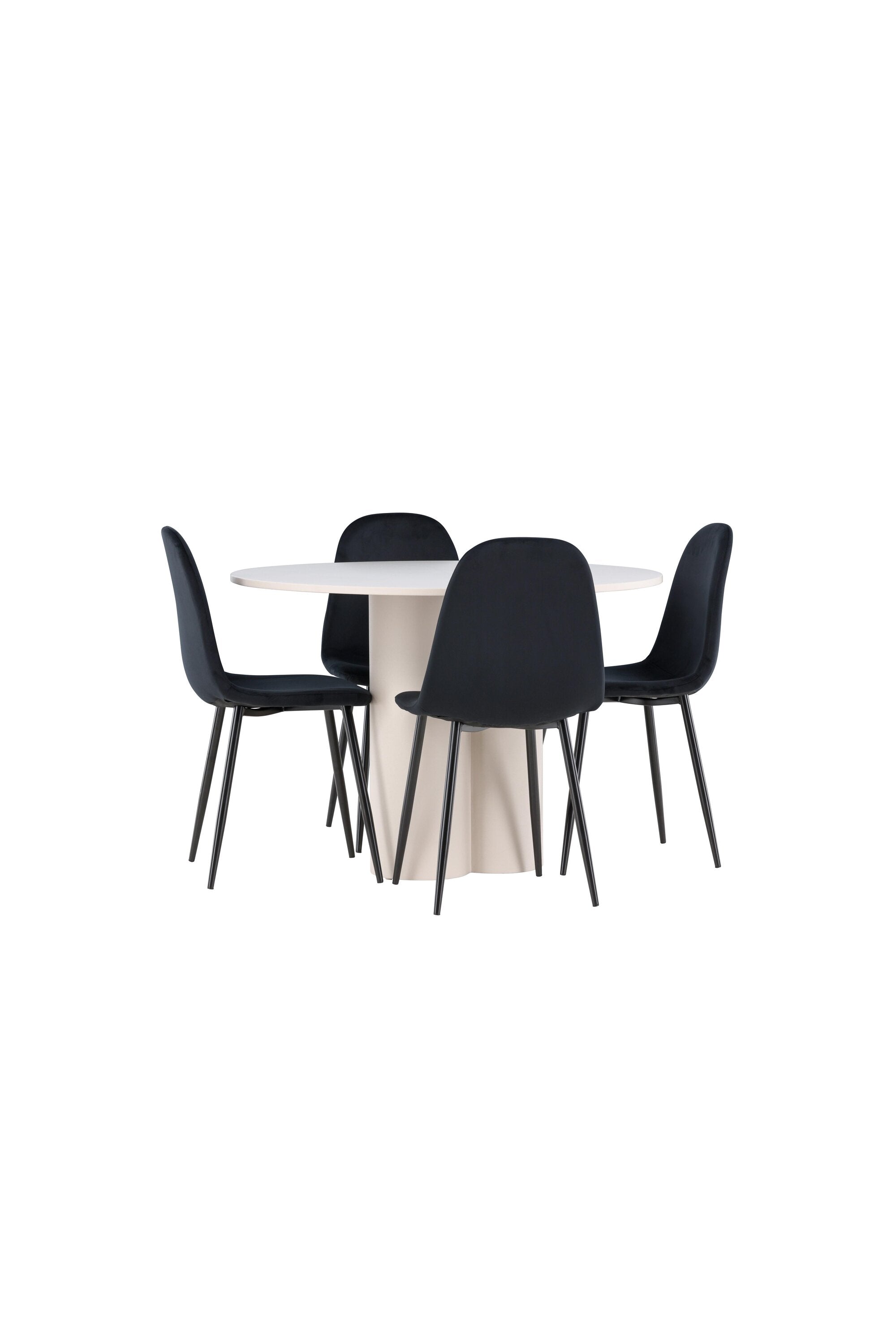 Olivia Matbord med Polar Matstol-GR Dining Set-Venture Home-peaceofhome.se