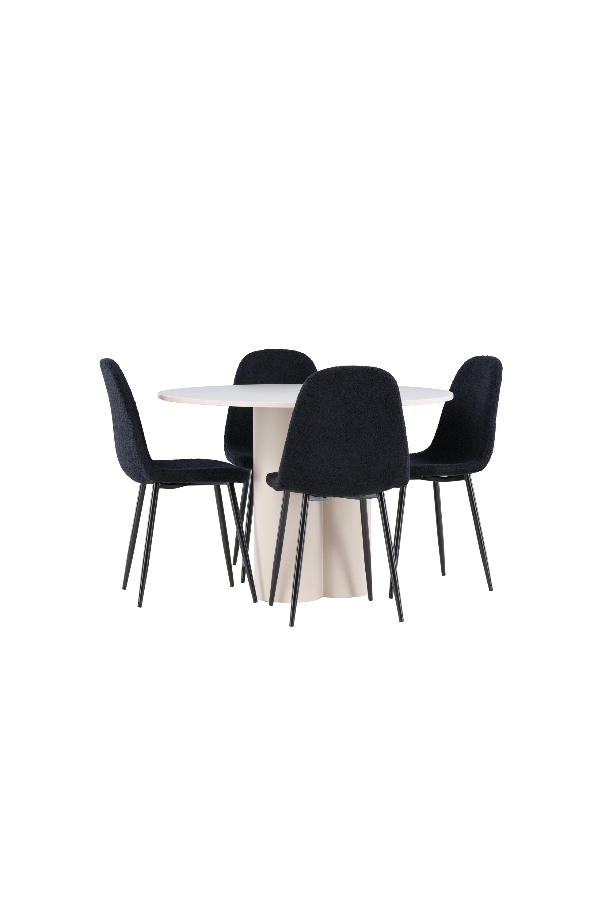 Olivia Matbord med Polar Matstol-GR Dining Set-Venture Home-peaceofhome.se