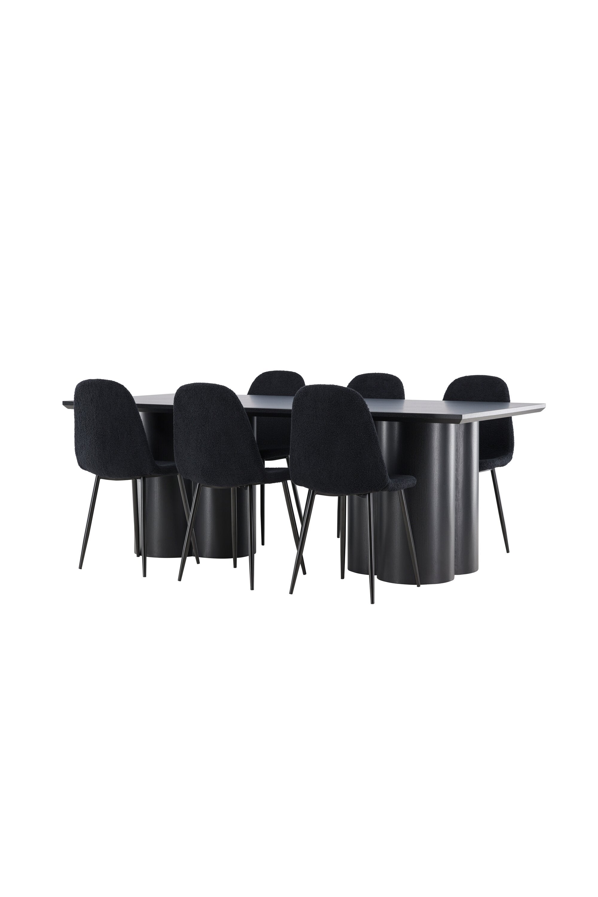 Olivia Matbord med Polar Matstol-GR Dining Set-Venture Home-peaceofhome.se