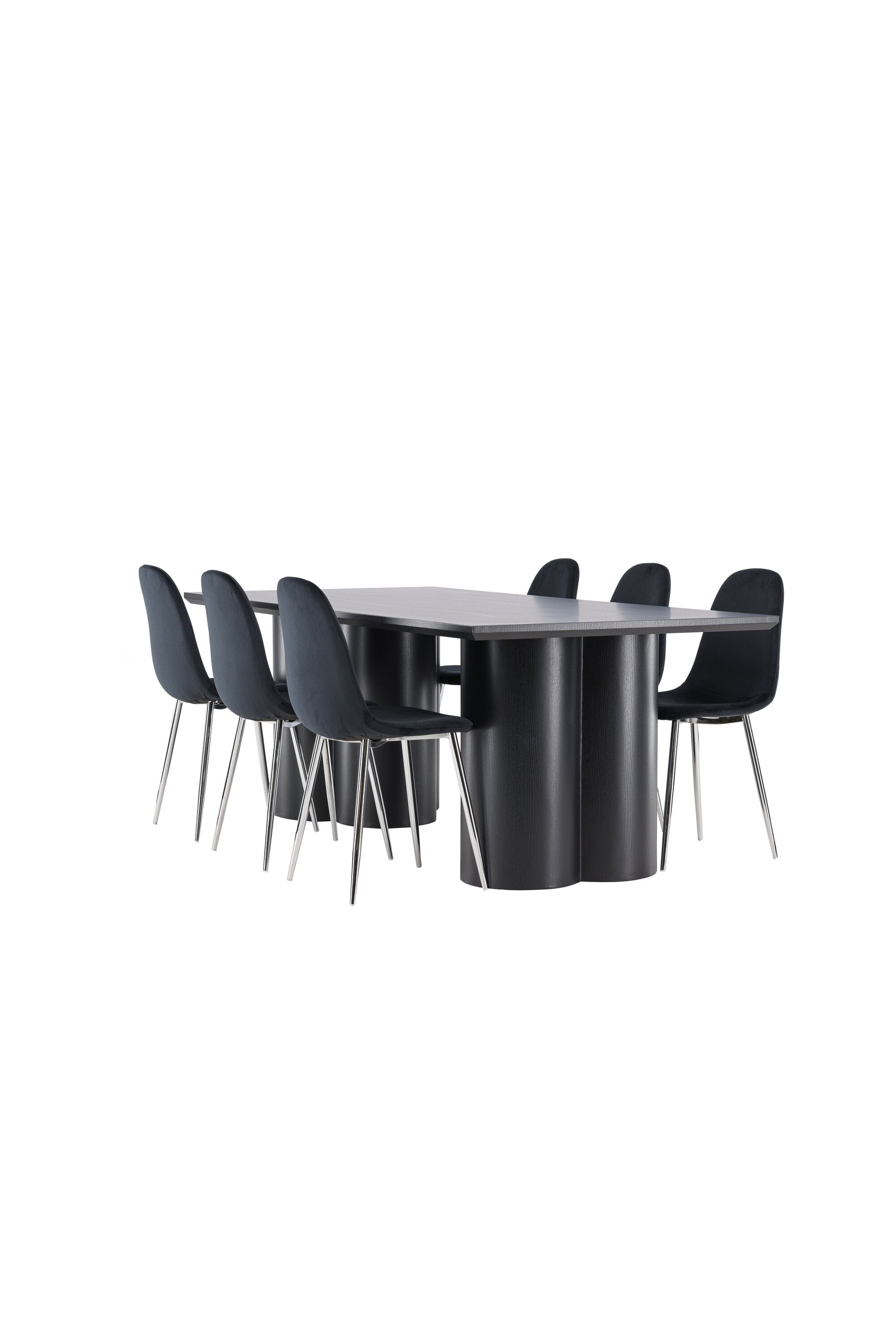 Olivia Matbord med Polar Matstol-GR Dining Set-Venture Home-peaceofhome.se